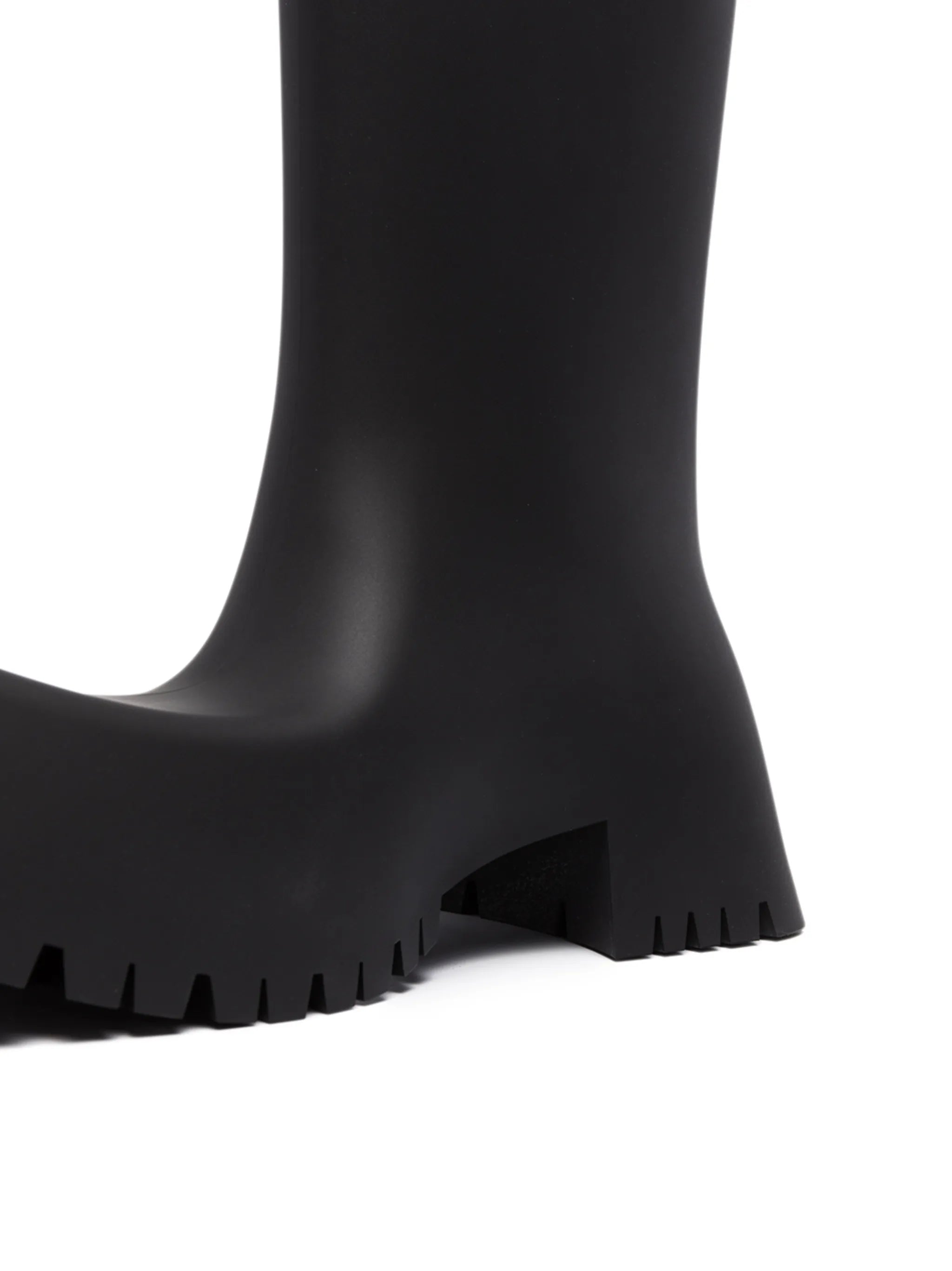 Trooper block-heel rubber boots