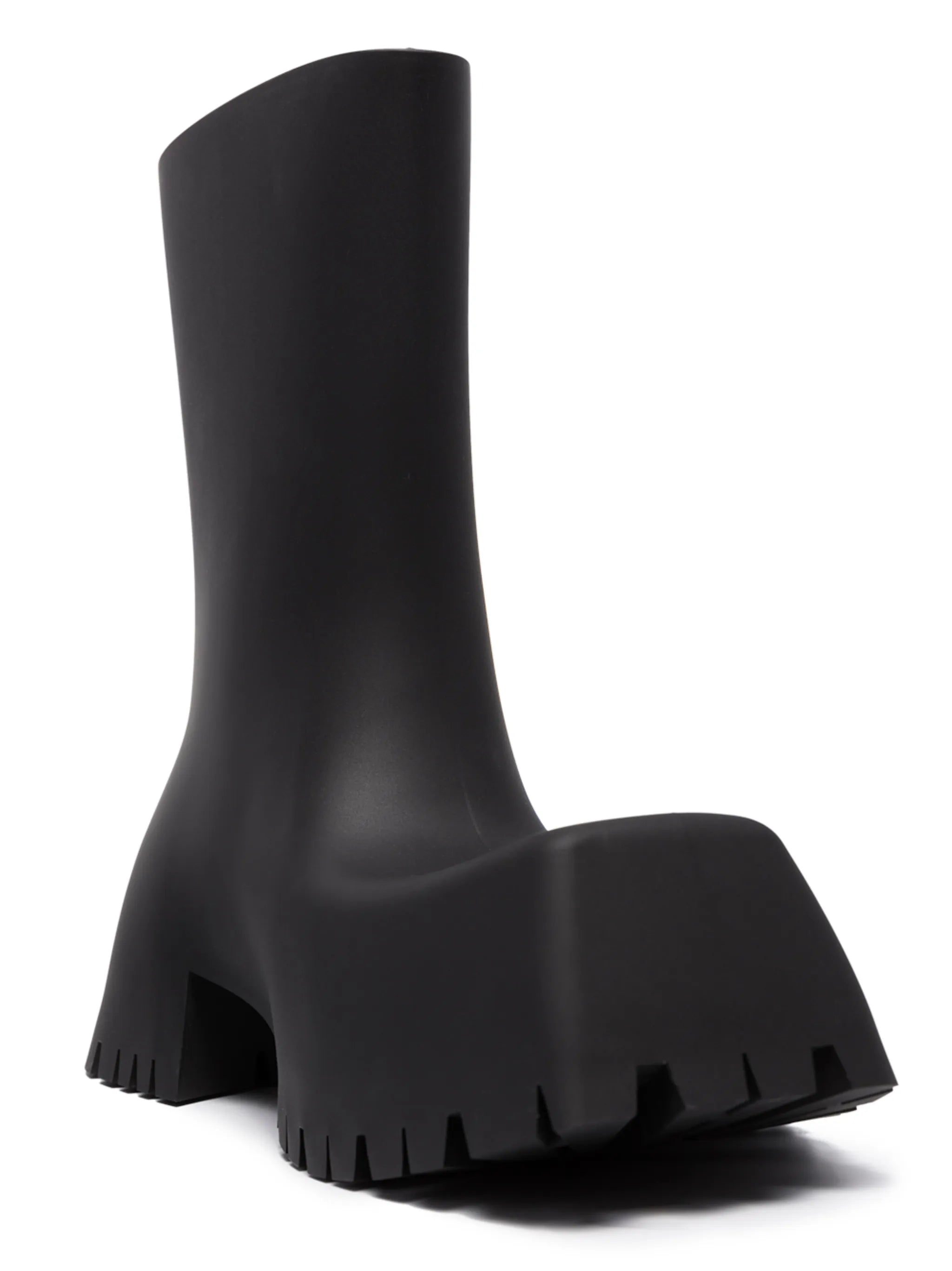Trooper block-heel rubber boots