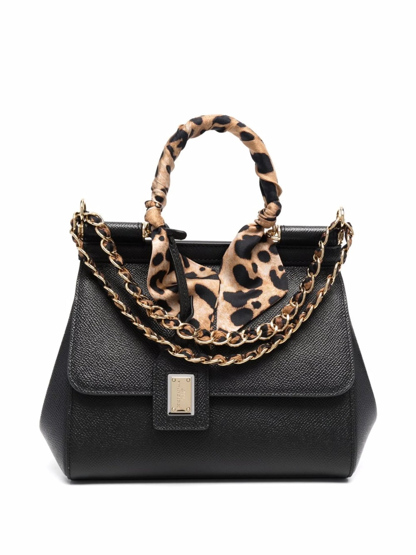 Sicily scarf-detail shoulder bag