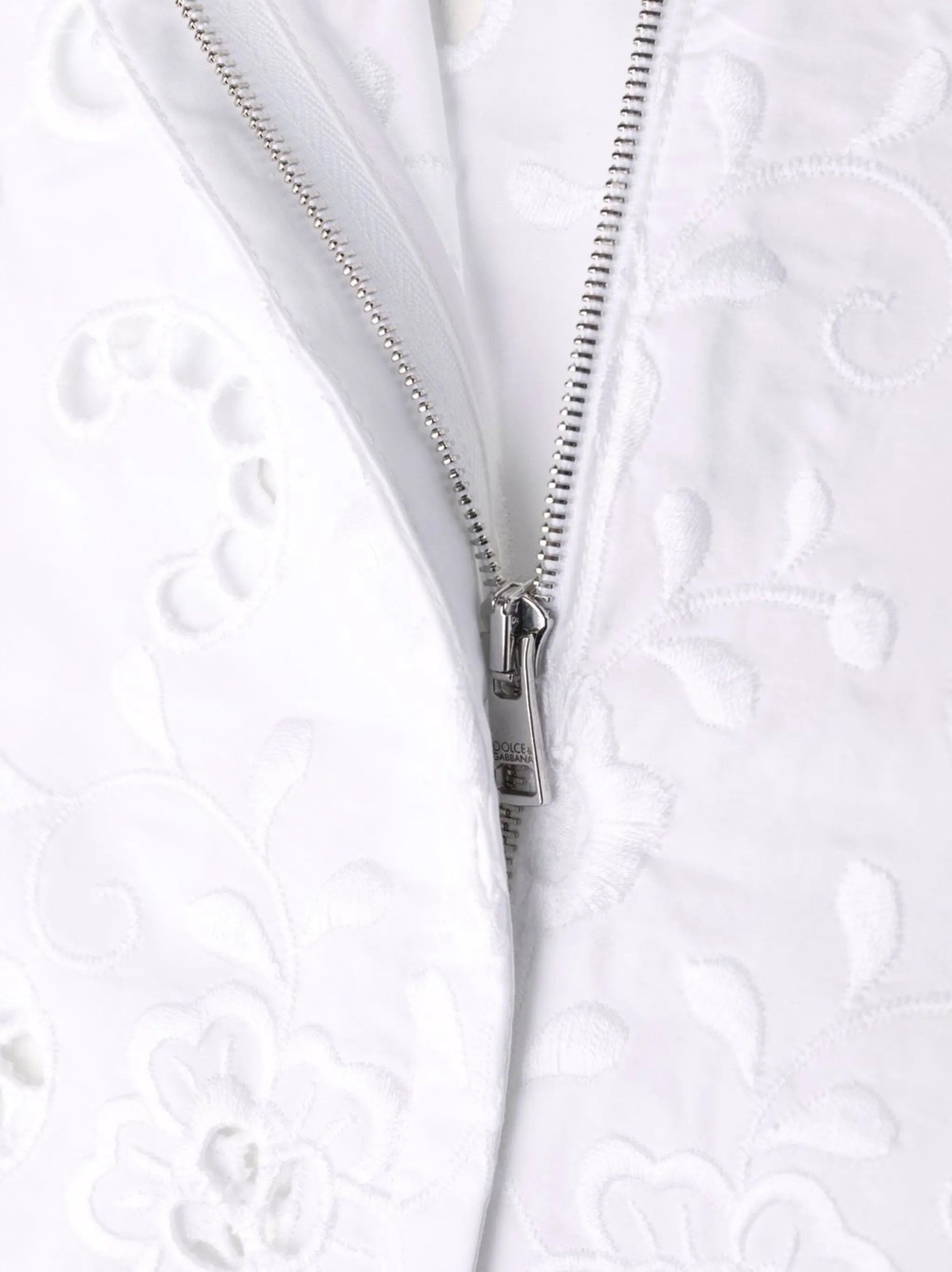 embroidered-design long-sleeve dress