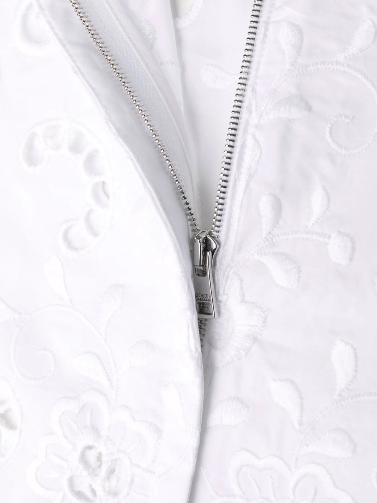 embroidered-design long-sleeve dress