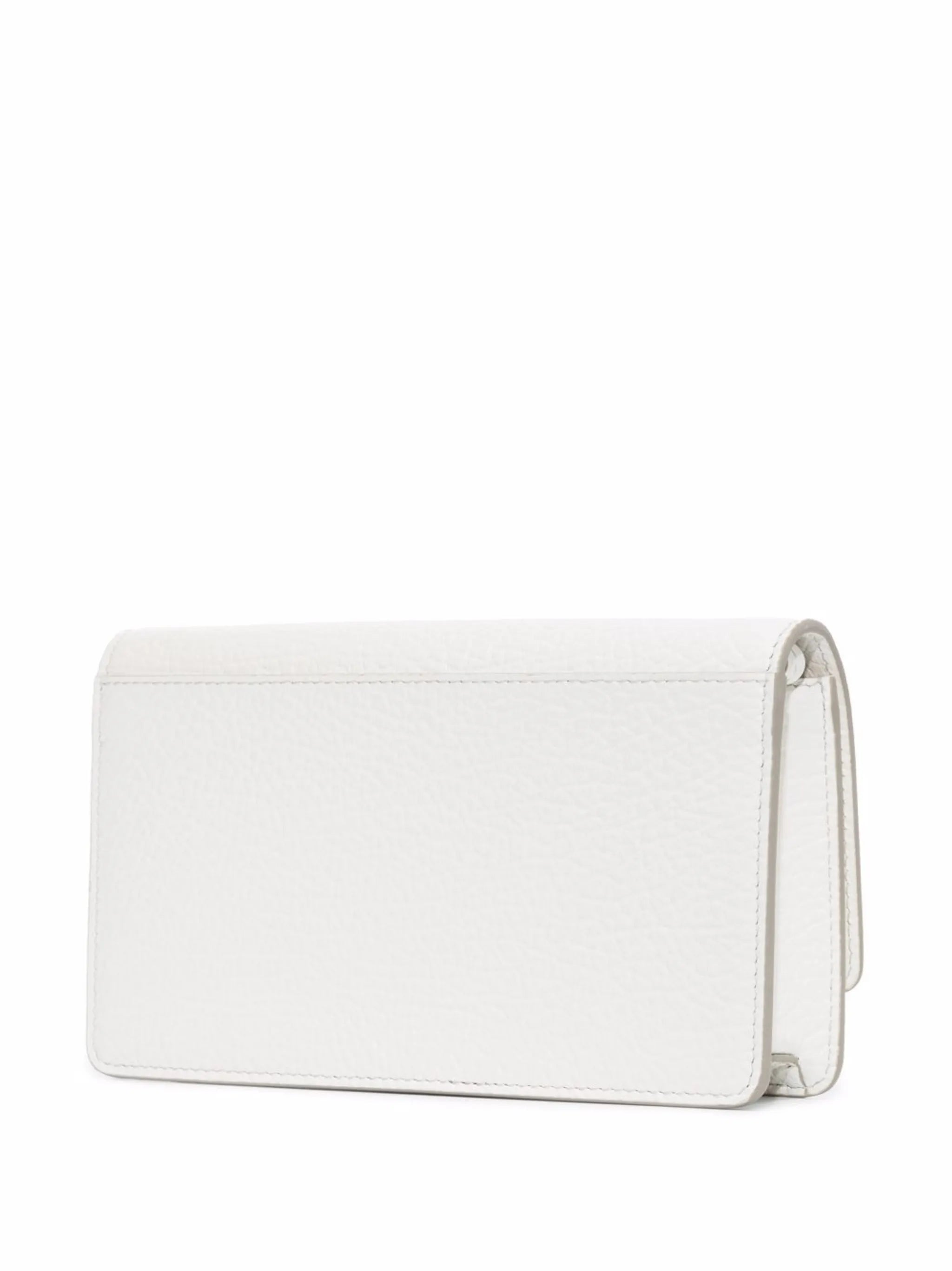 four-stitch leather wallet-on-chain