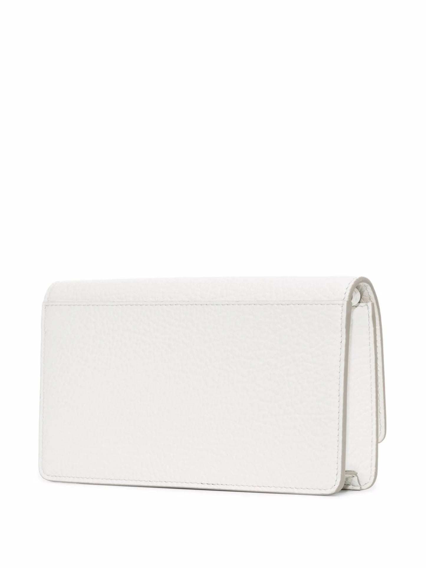 four-stitch leather wallet-on-chain