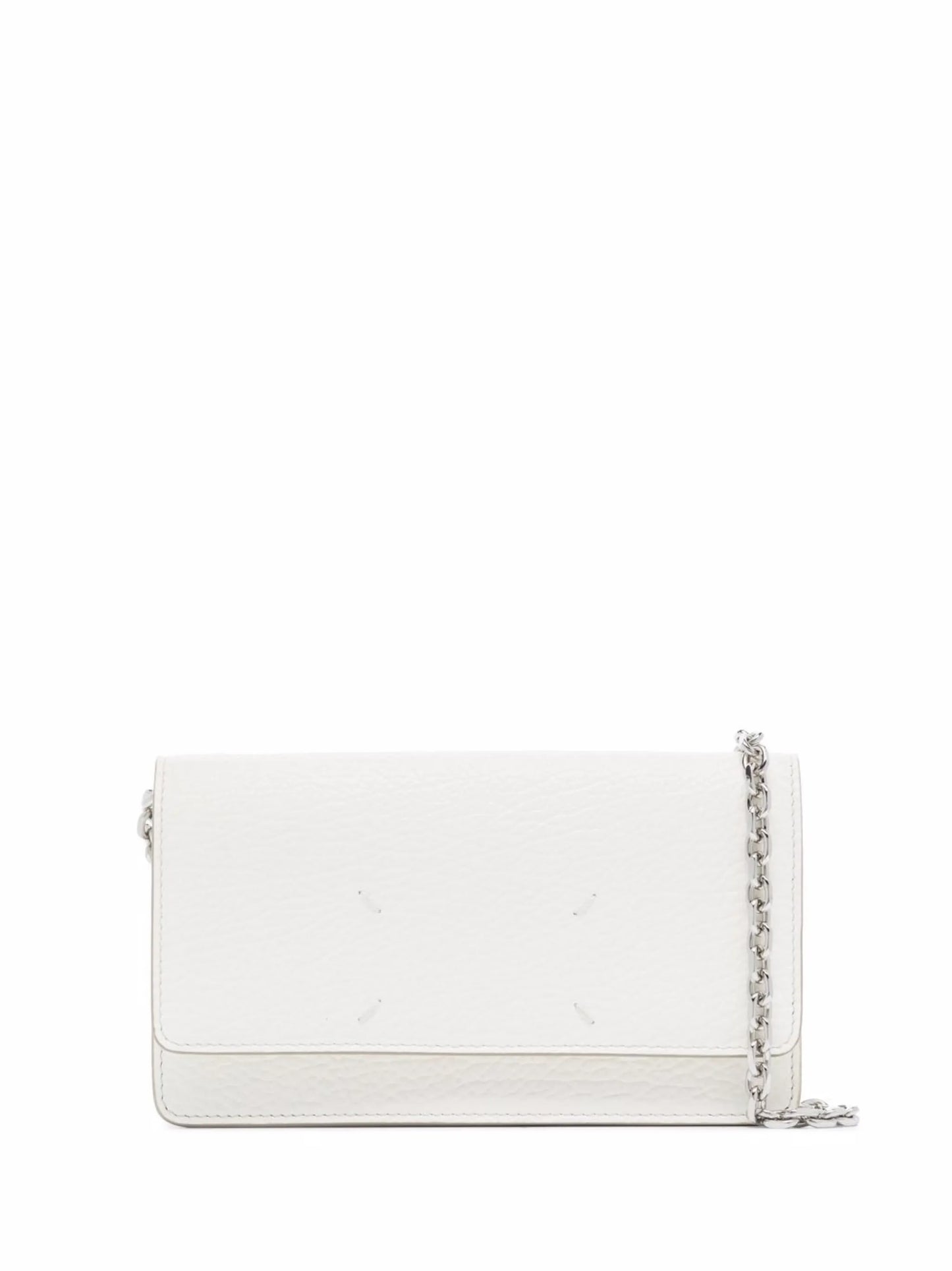 four-stitch leather wallet-on-chain