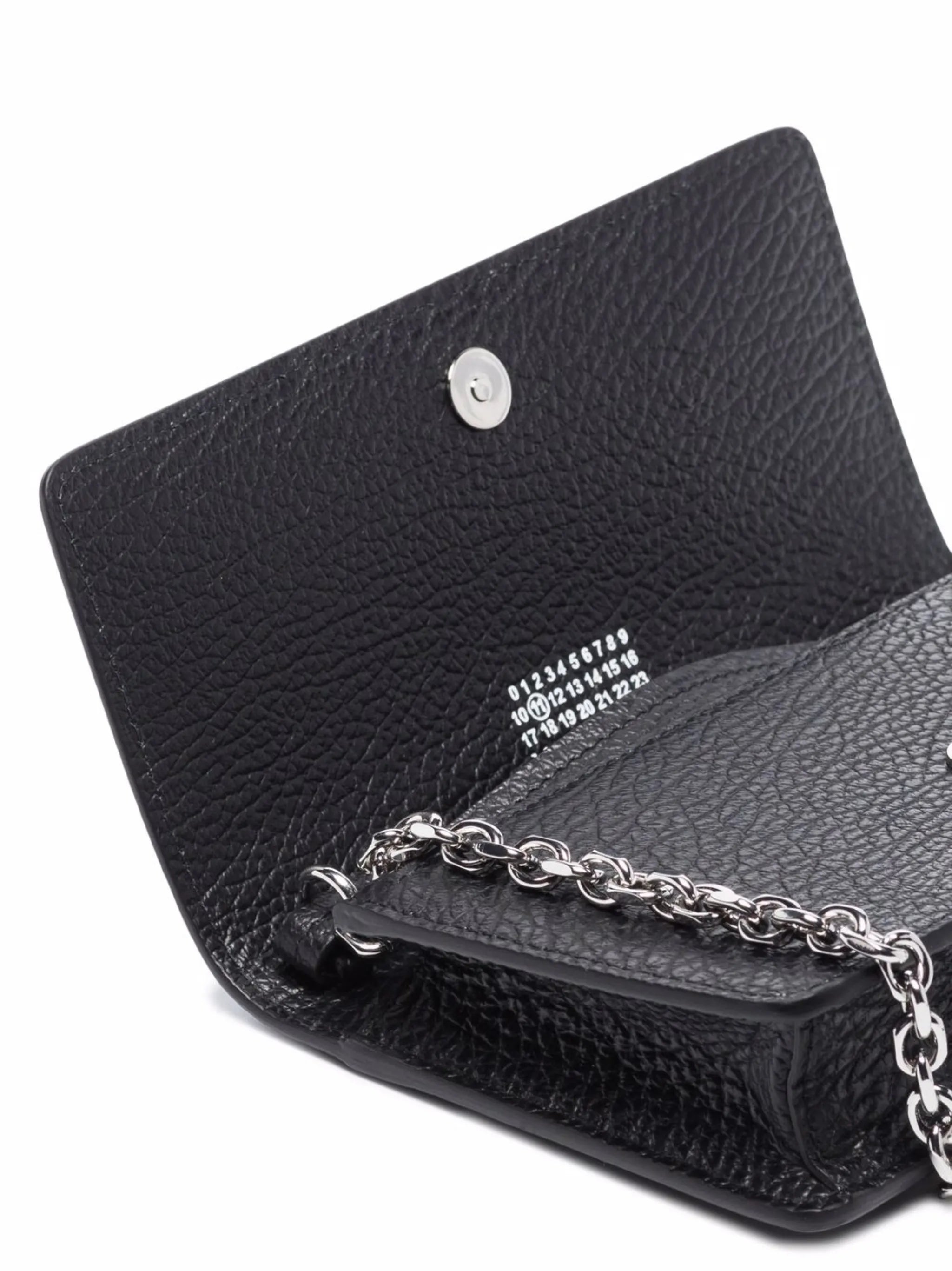 Four Stitches pebbled leather wallet