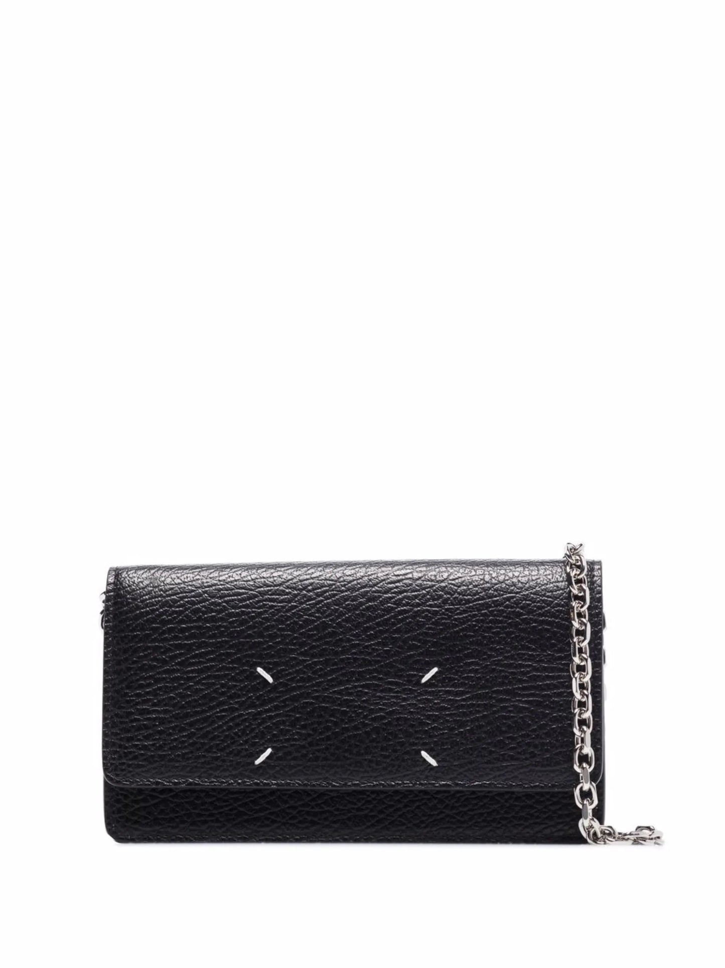 Four Stitches pebbled leather wallet