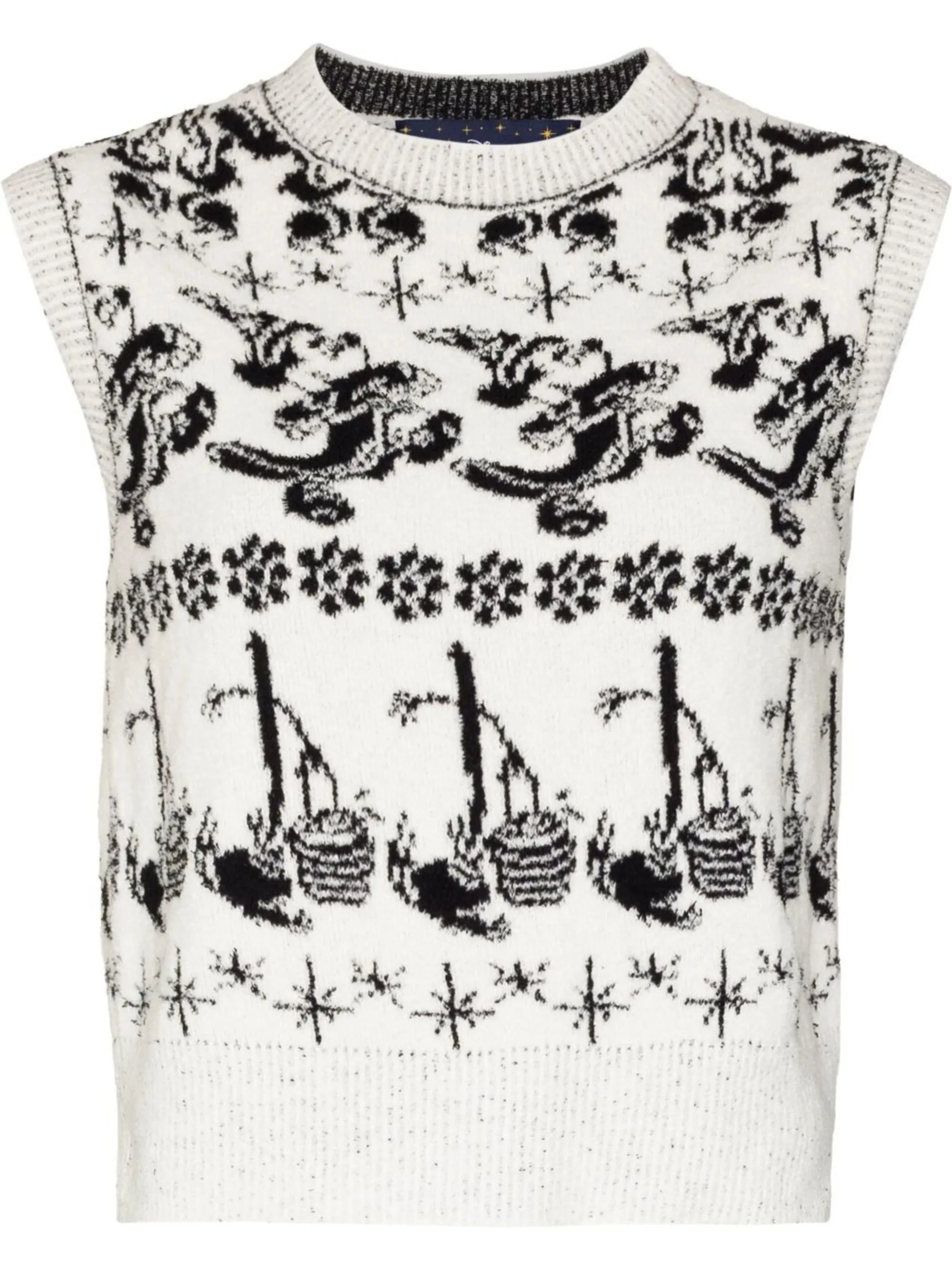 x Disney Fantasia intarsia-knit vest