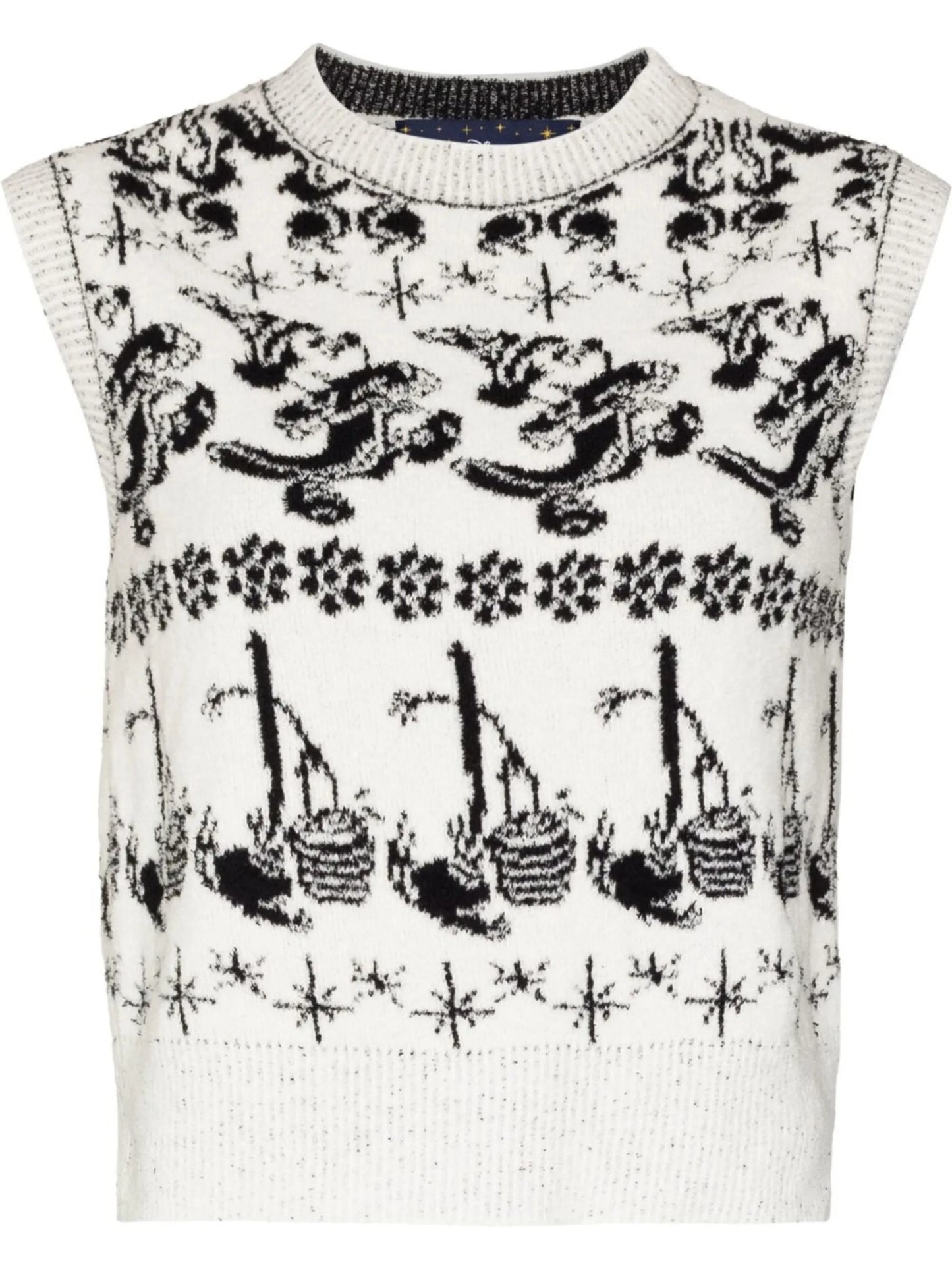x Disney Fantasia intarsia-knit vest