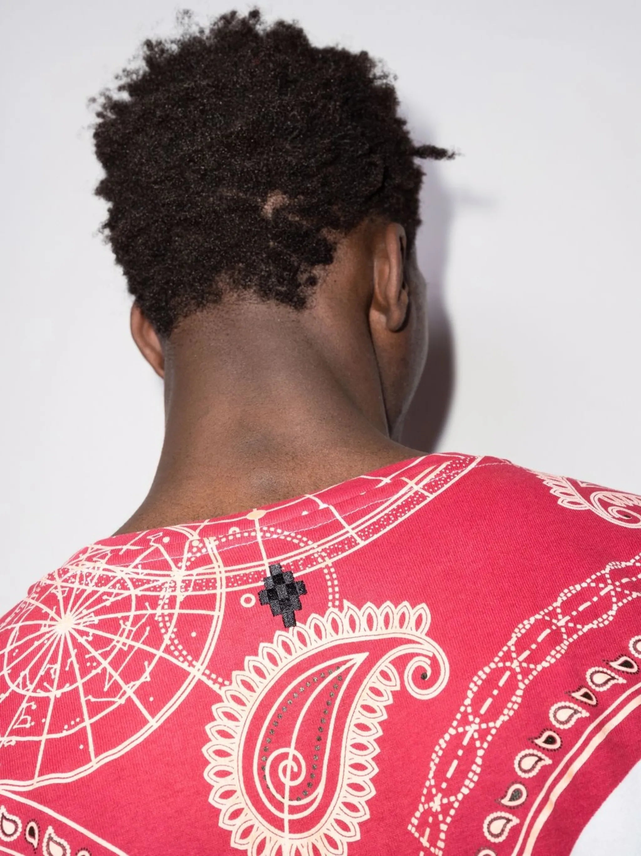 paisley-print cotton T-shirt