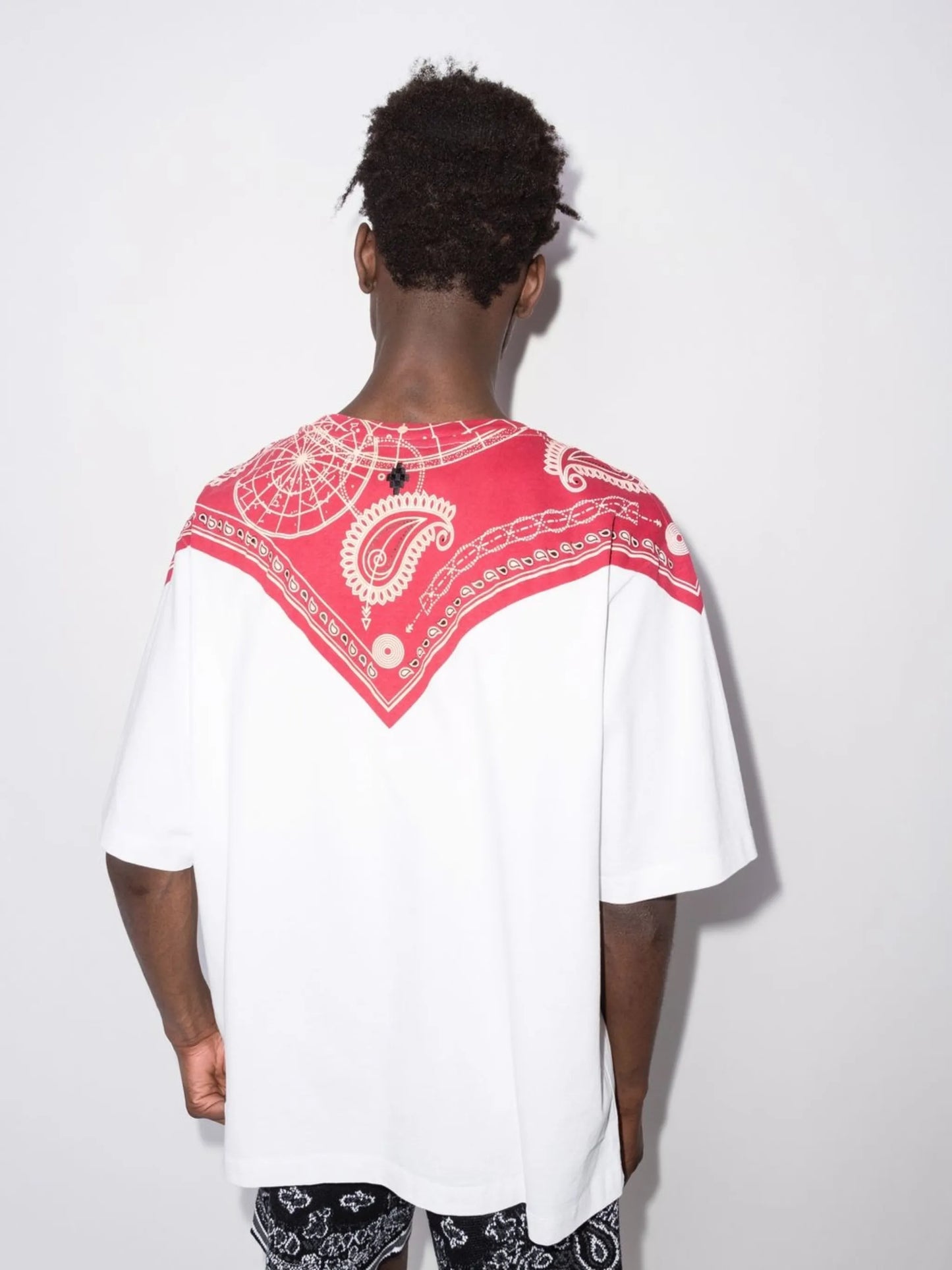 paisley-print cotton T-shirt