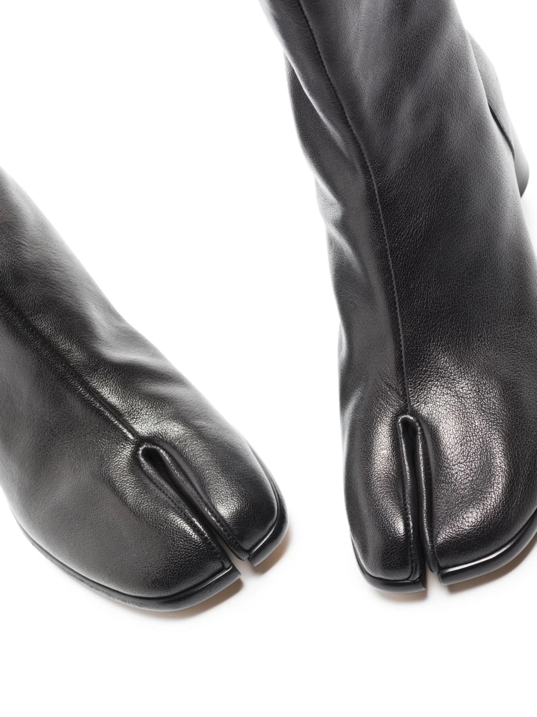 Tabi leather ankle boots