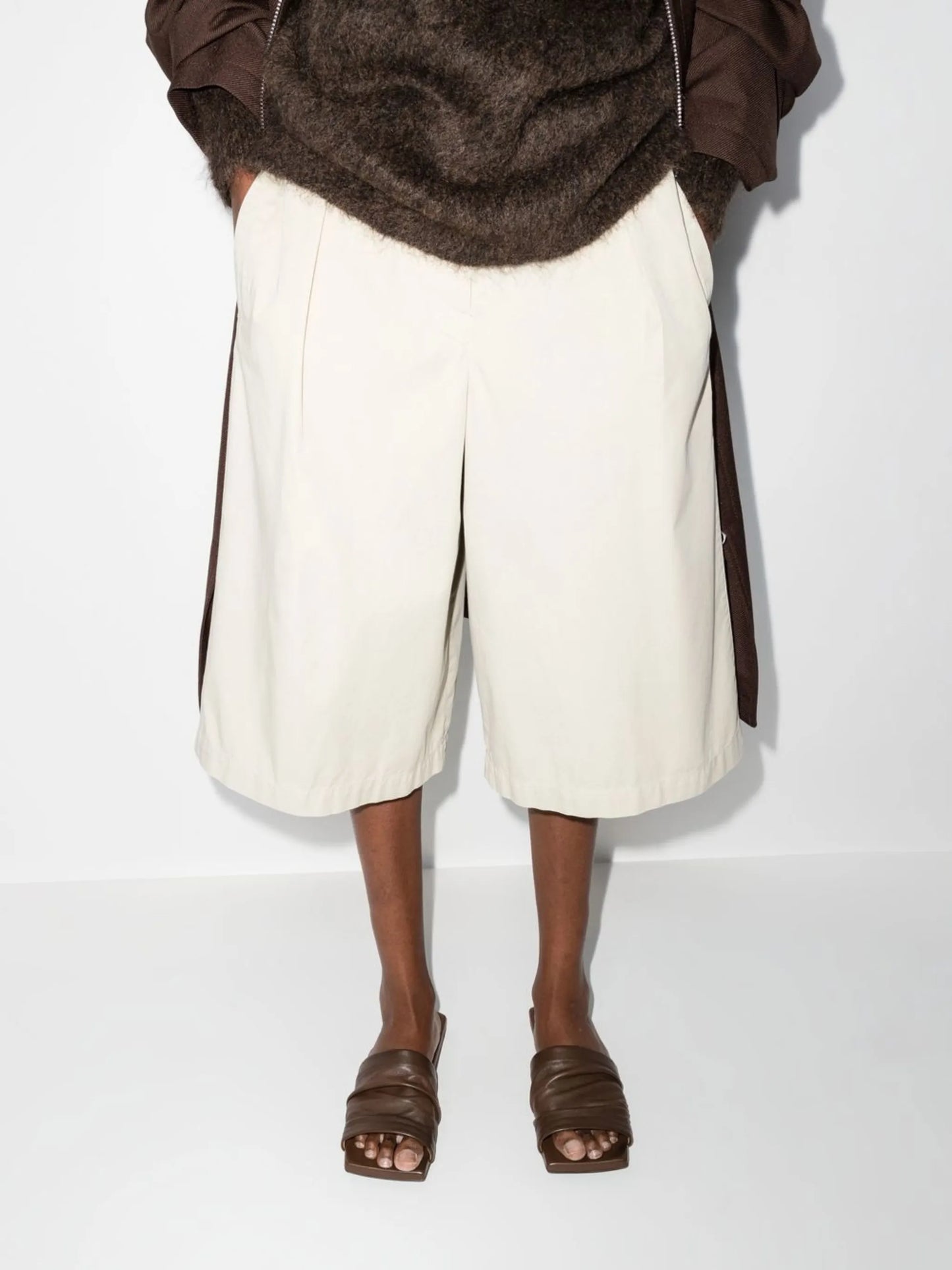 Tavola ruched flat sandals