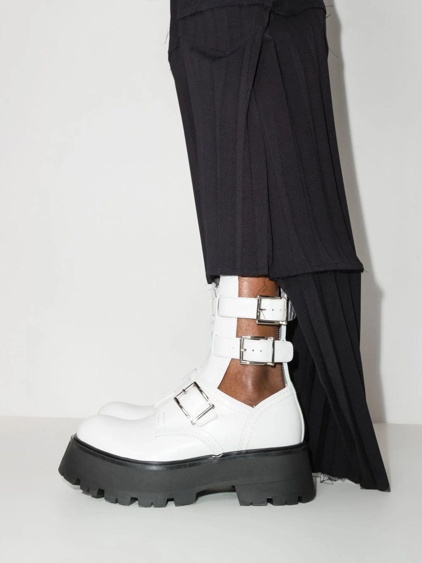 Rave leather boots