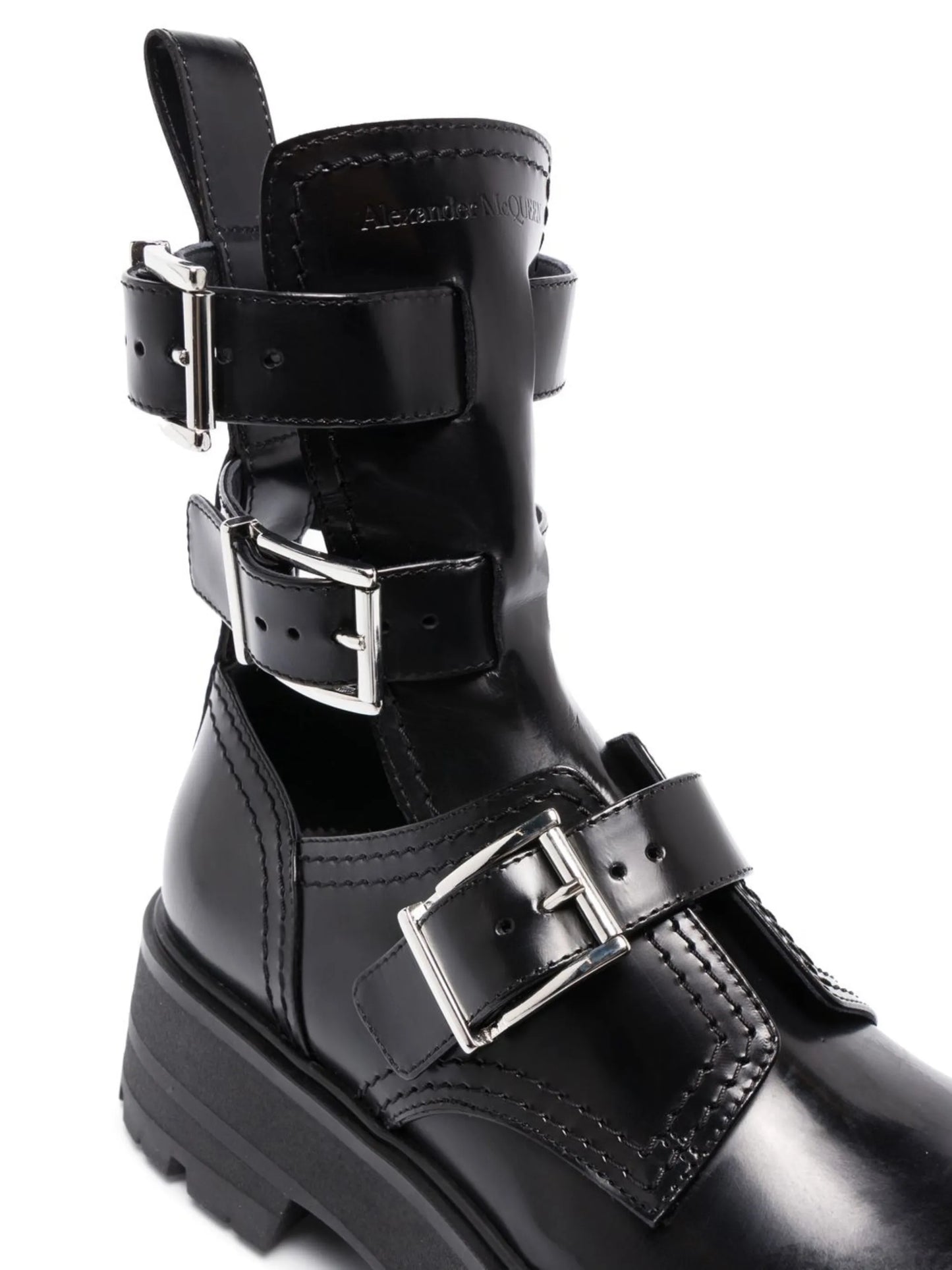 buckled ankle boots