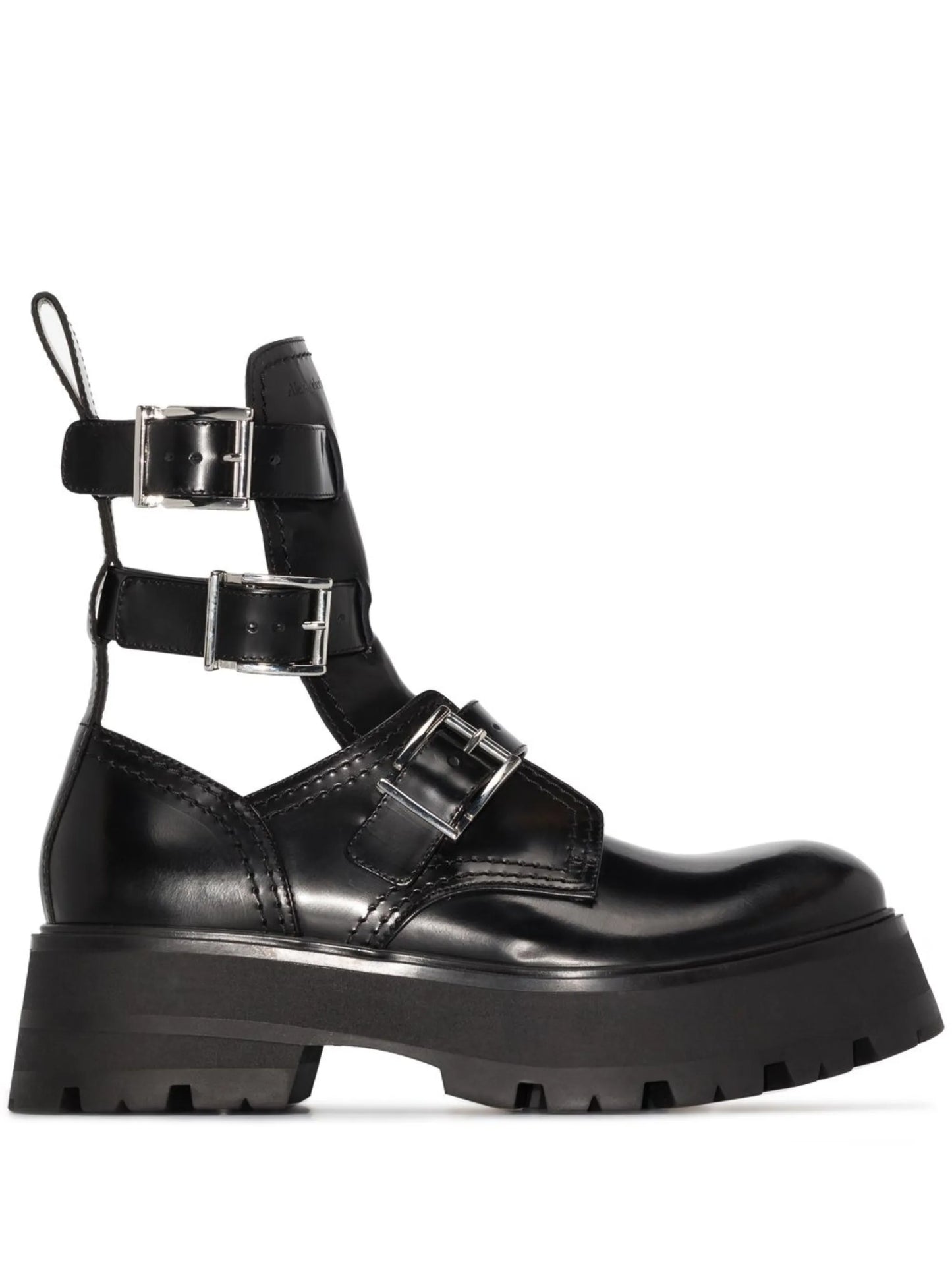 buckled ankle boots