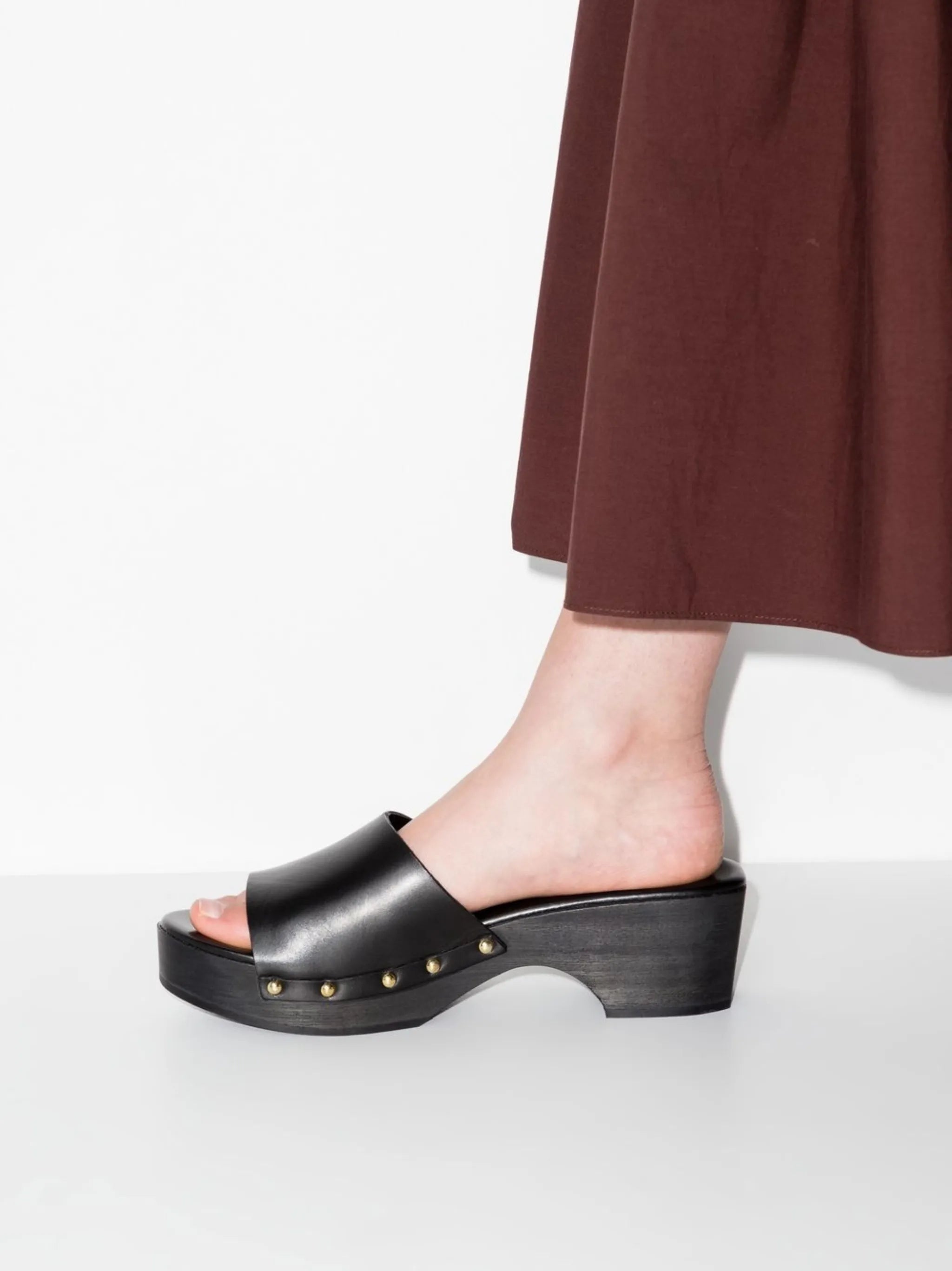 Bobbie open-toe clogs