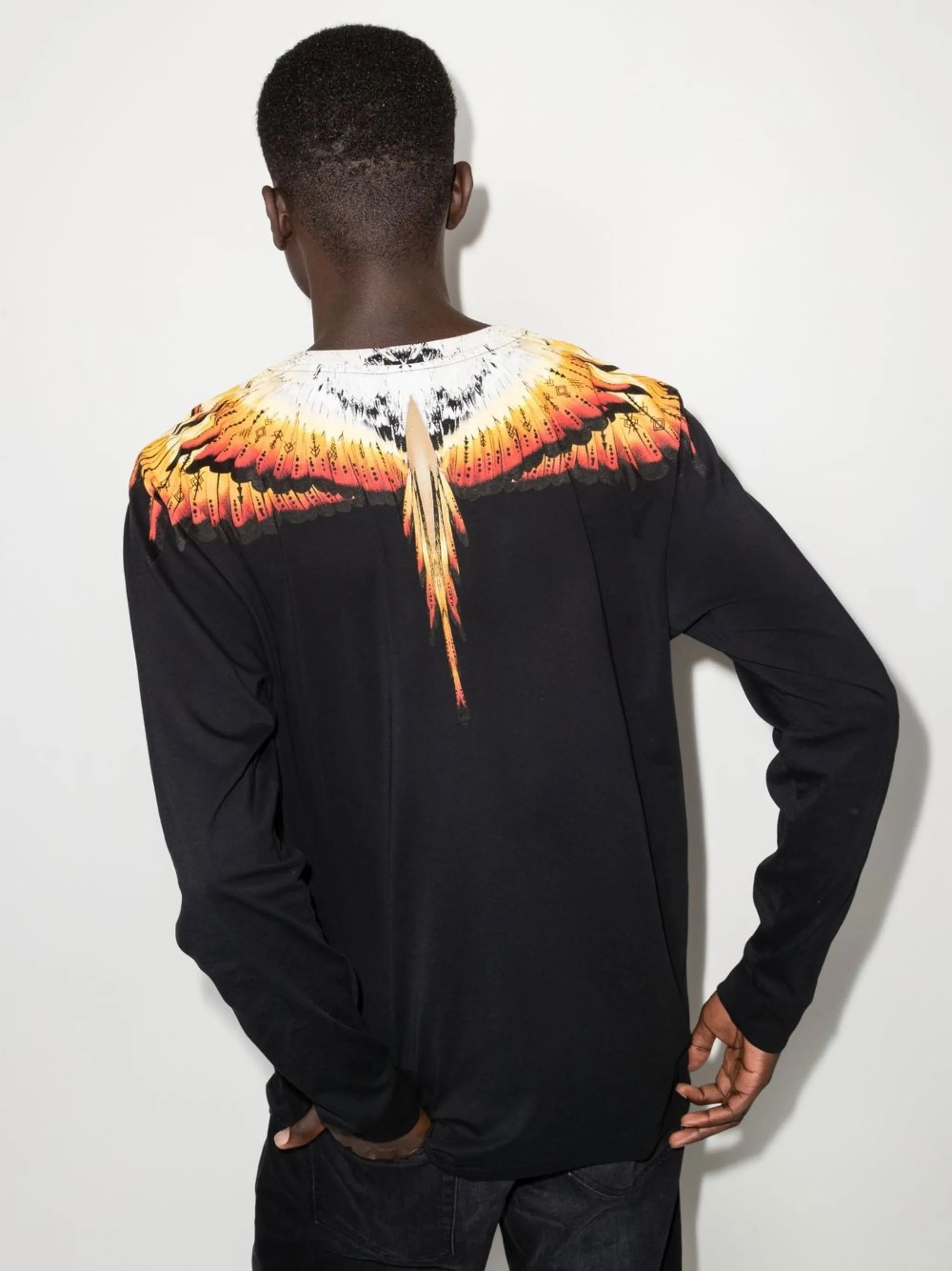Wings-print T-shirt