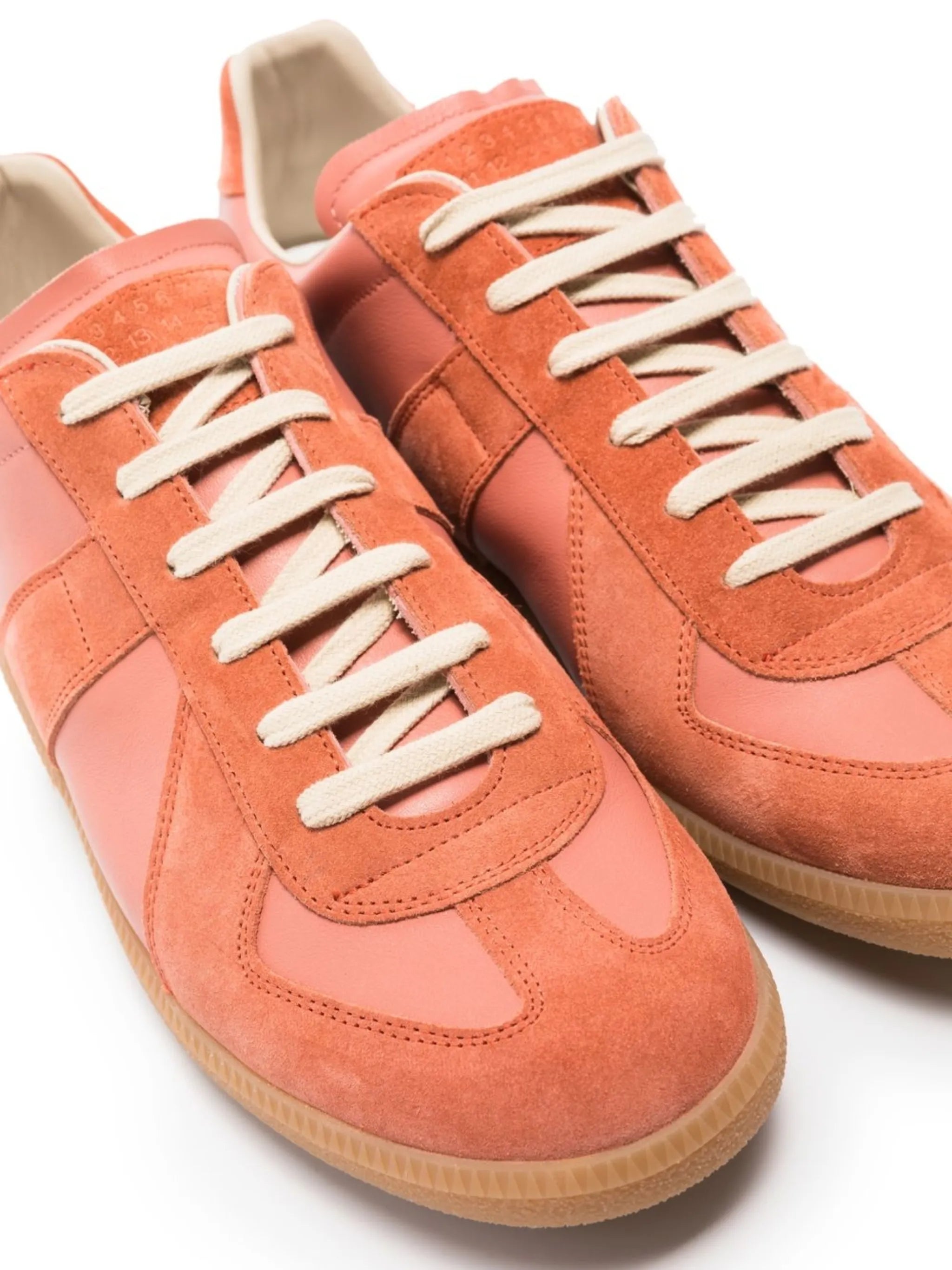 Replica low-top leather sneakers