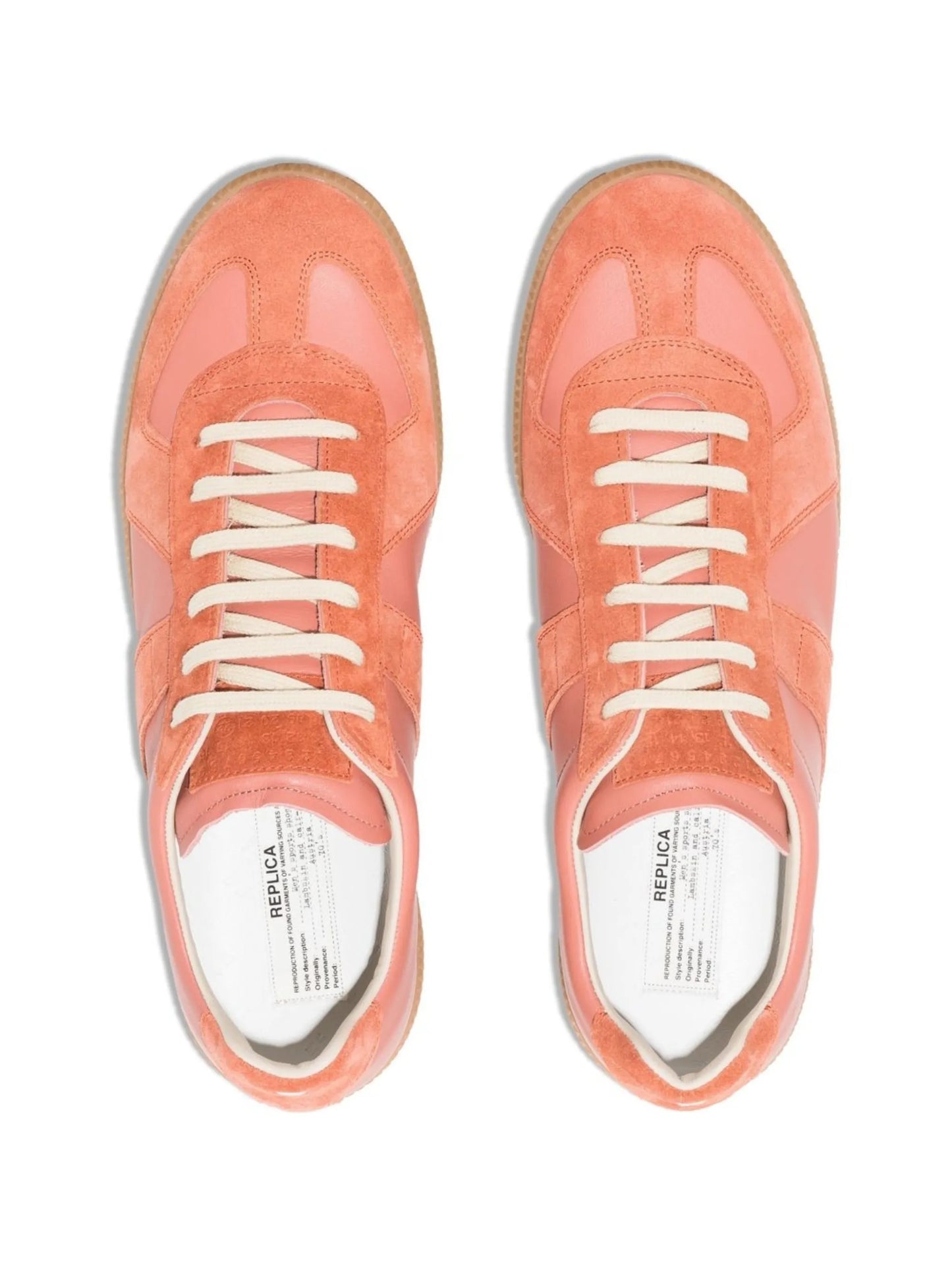 Replica low-top leather sneakers