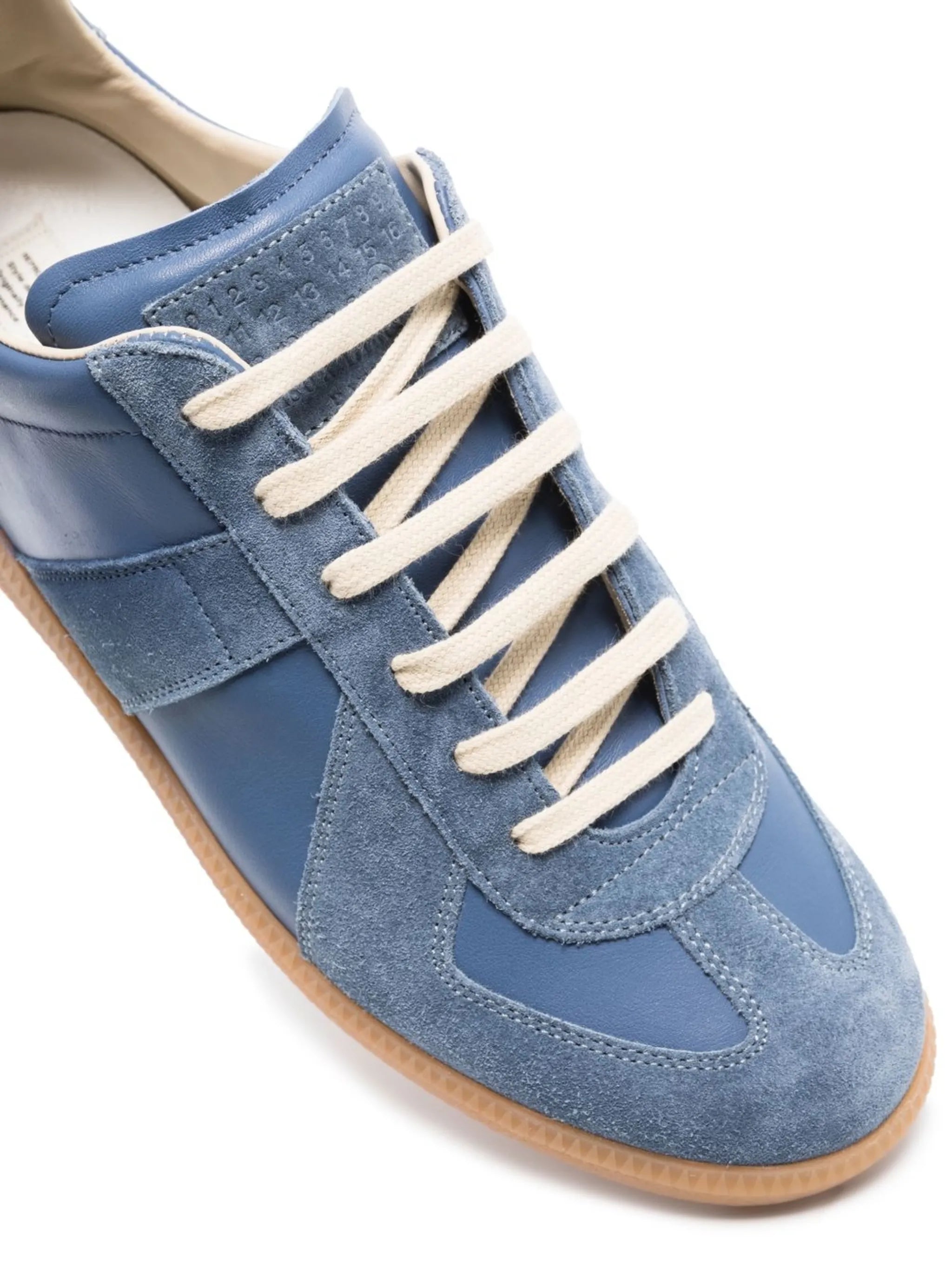 Replica low-top leather sneakers