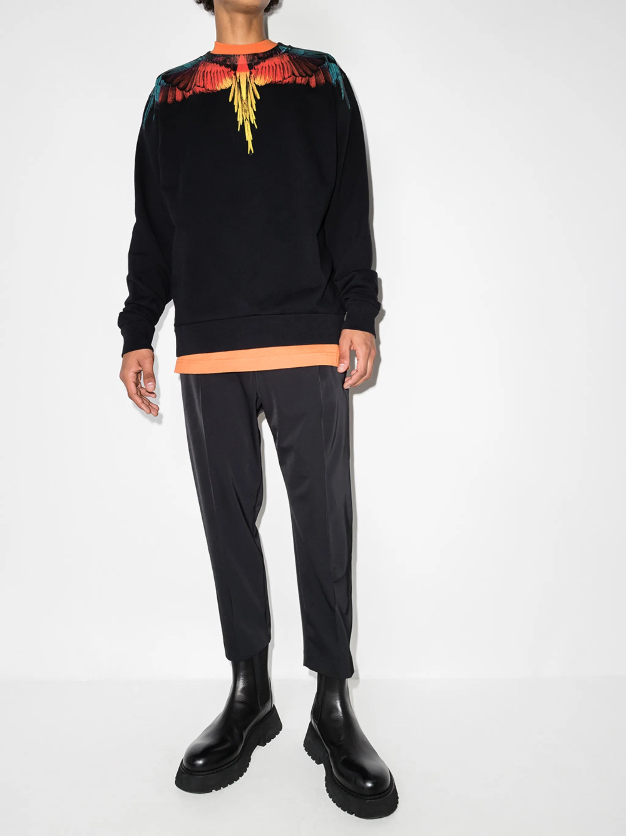 Wings crew neck sweatshirt