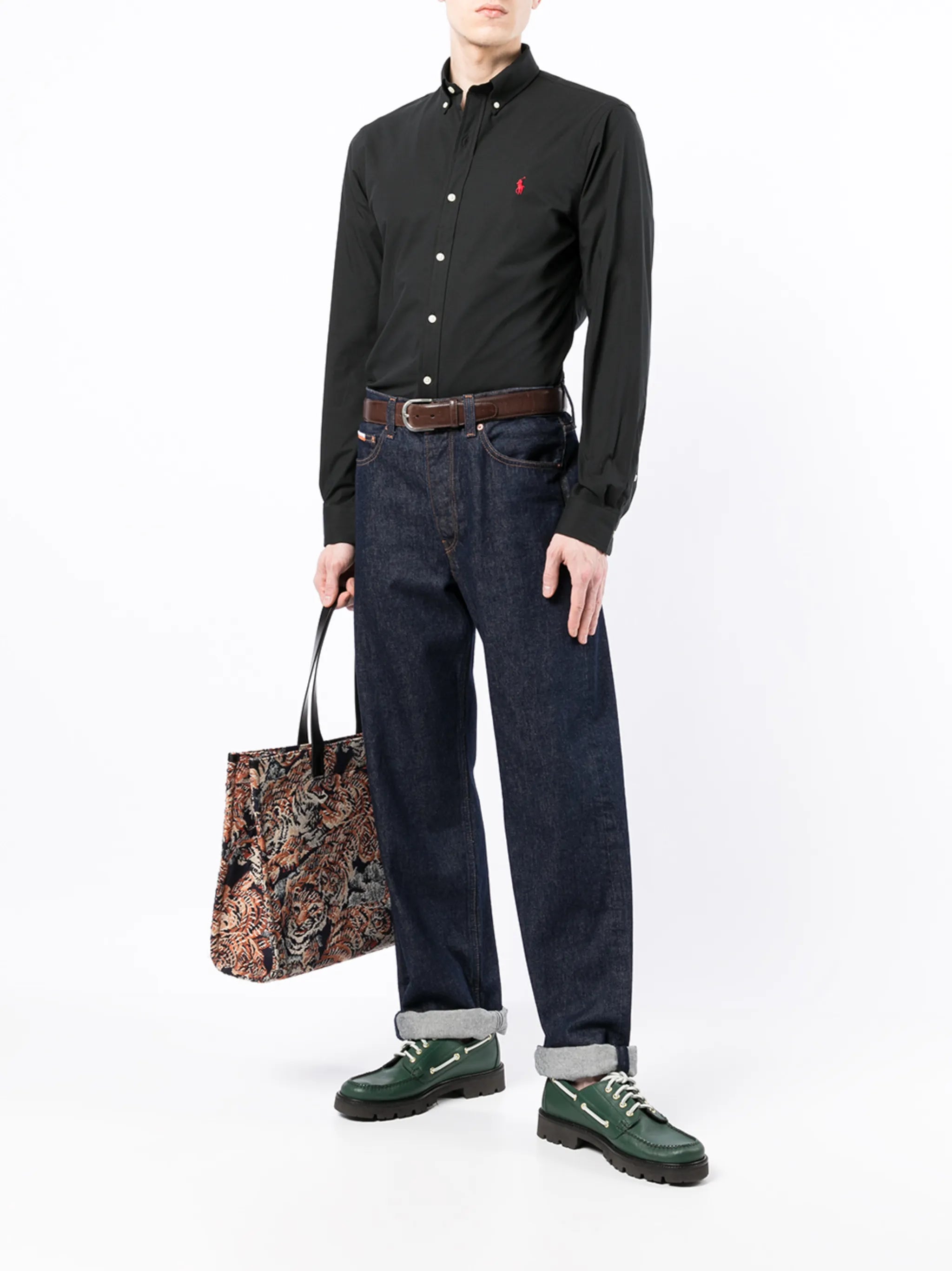 polo pony-embroidered shirt