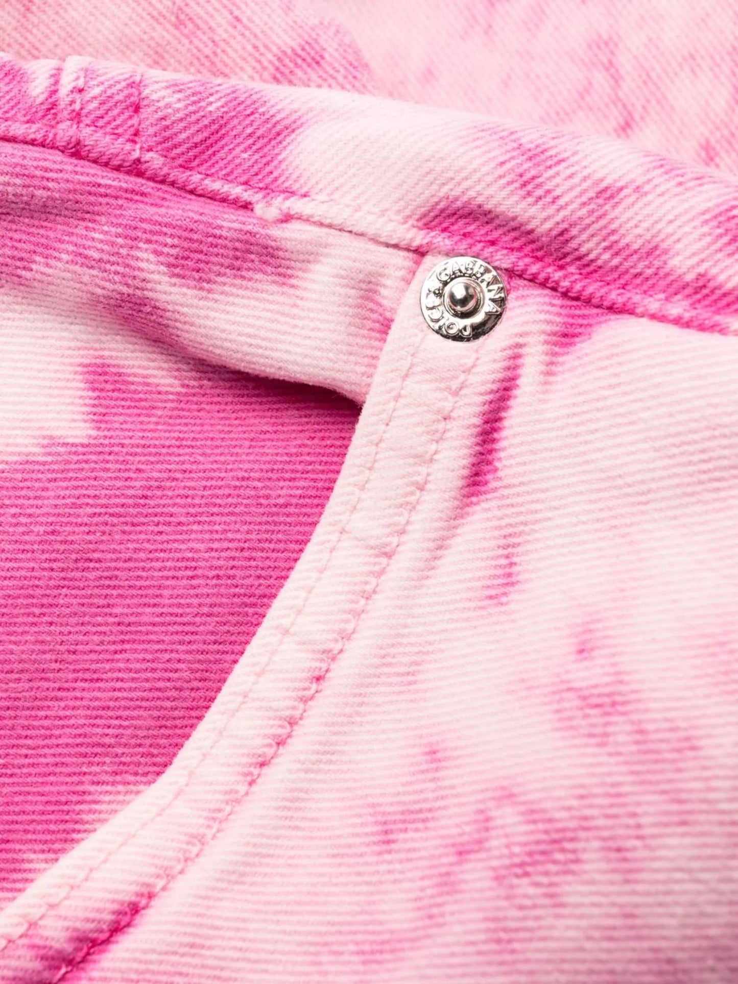 Amber high-waisted marble-effect jeans