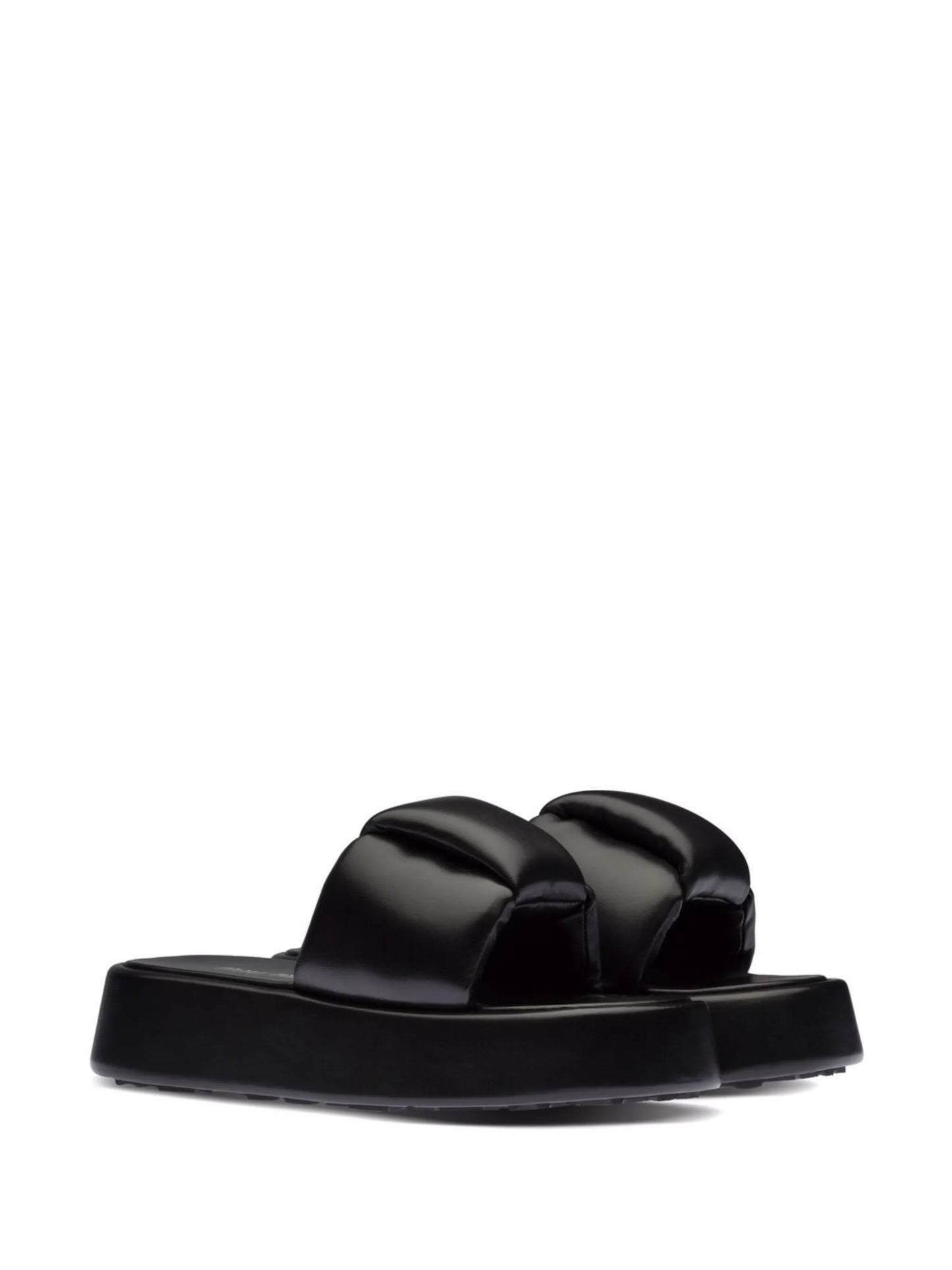 padded leather sandals