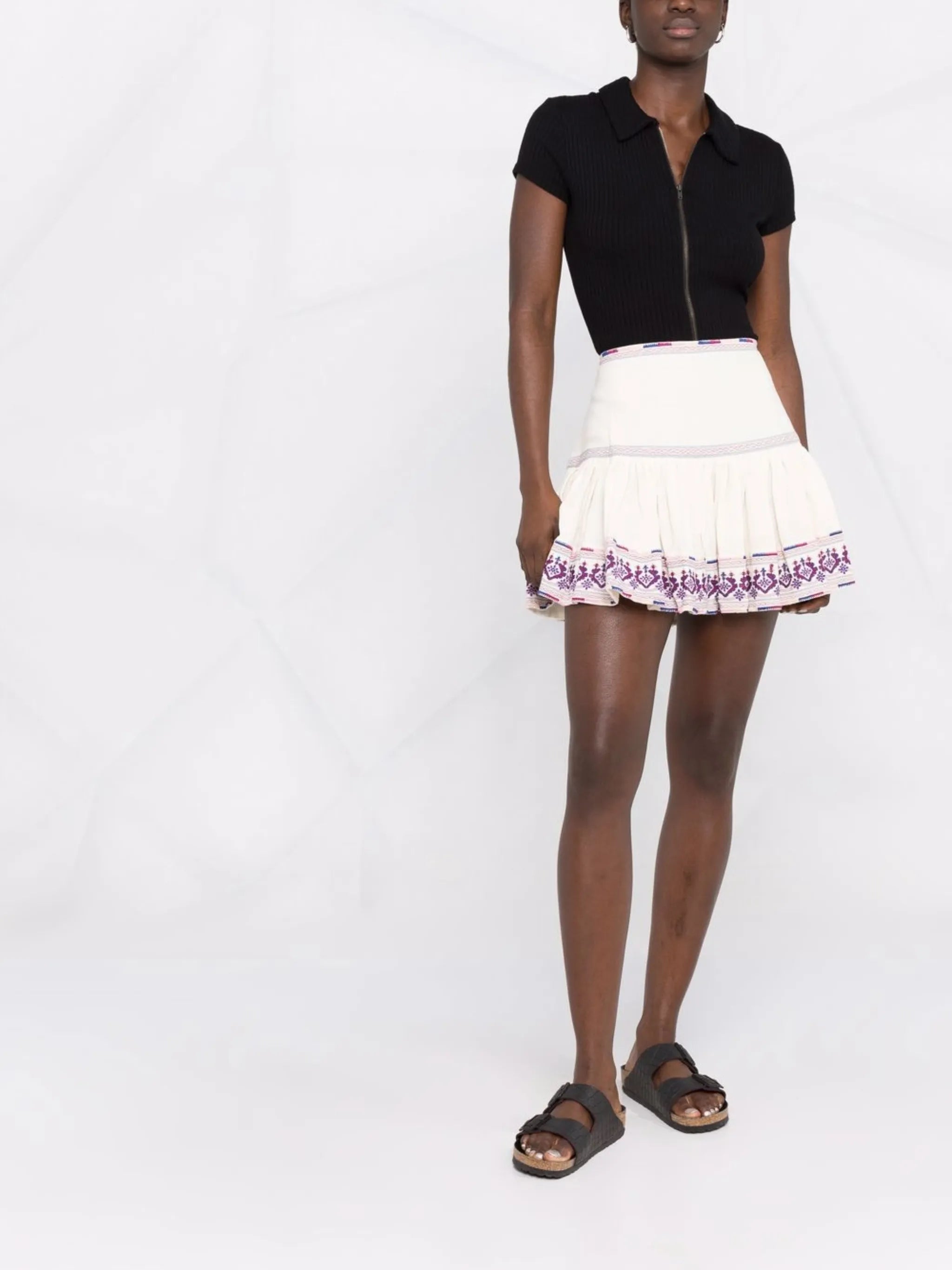 Tyruss embroidered skirt