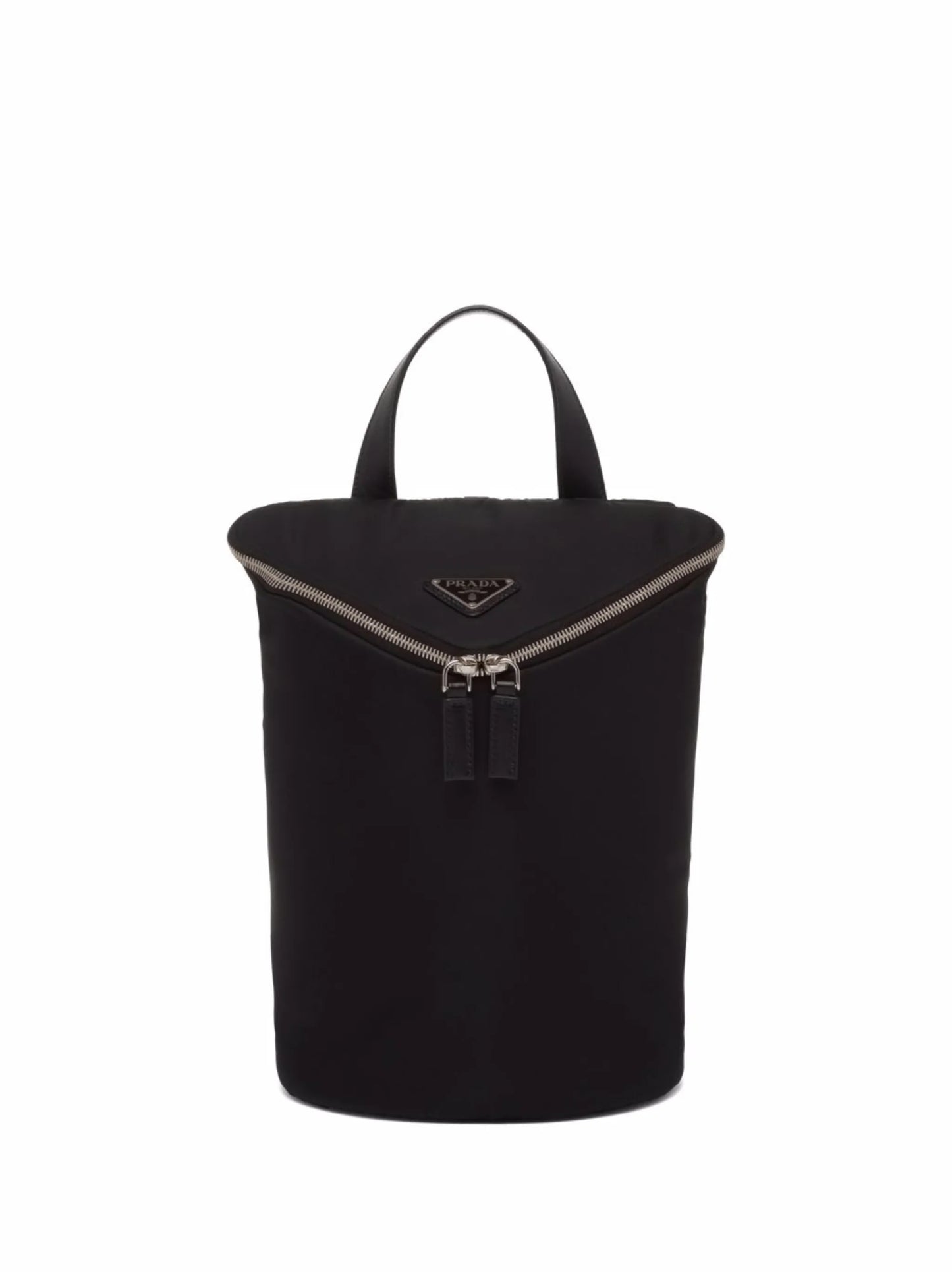 Re-Nylon logo-plaque backpack