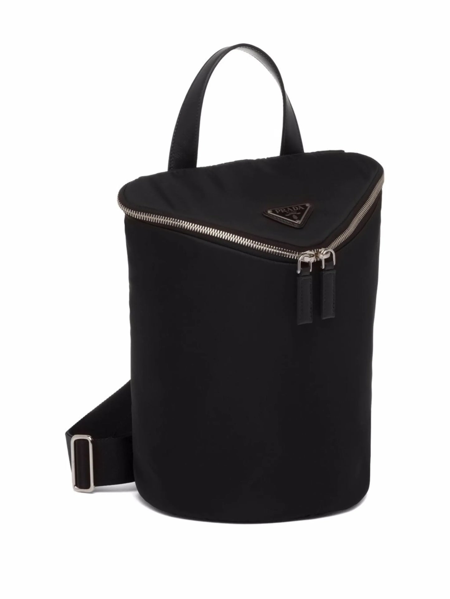 Re-Nylon logo-plaque backpack