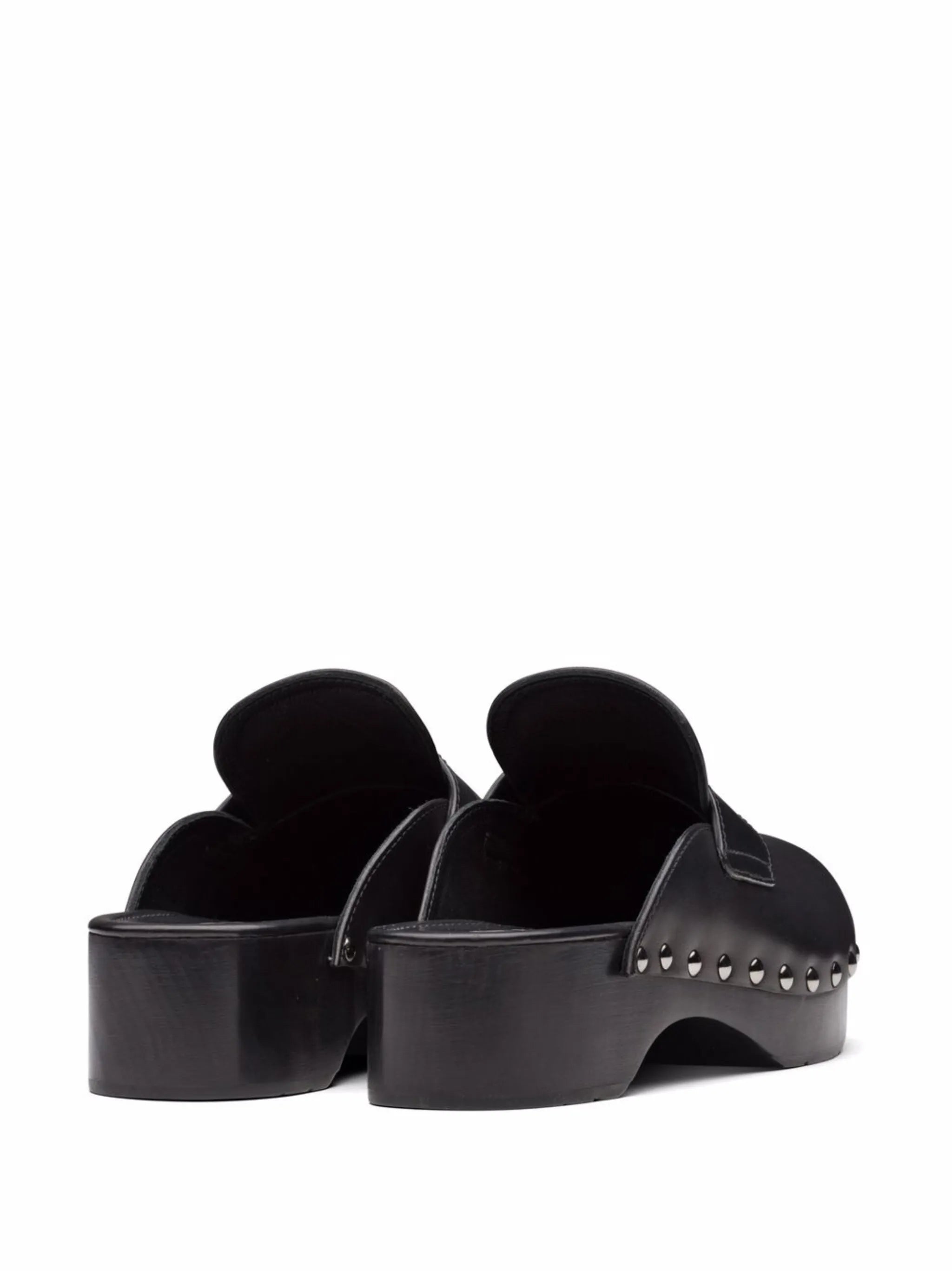 triangle logo studded clogs