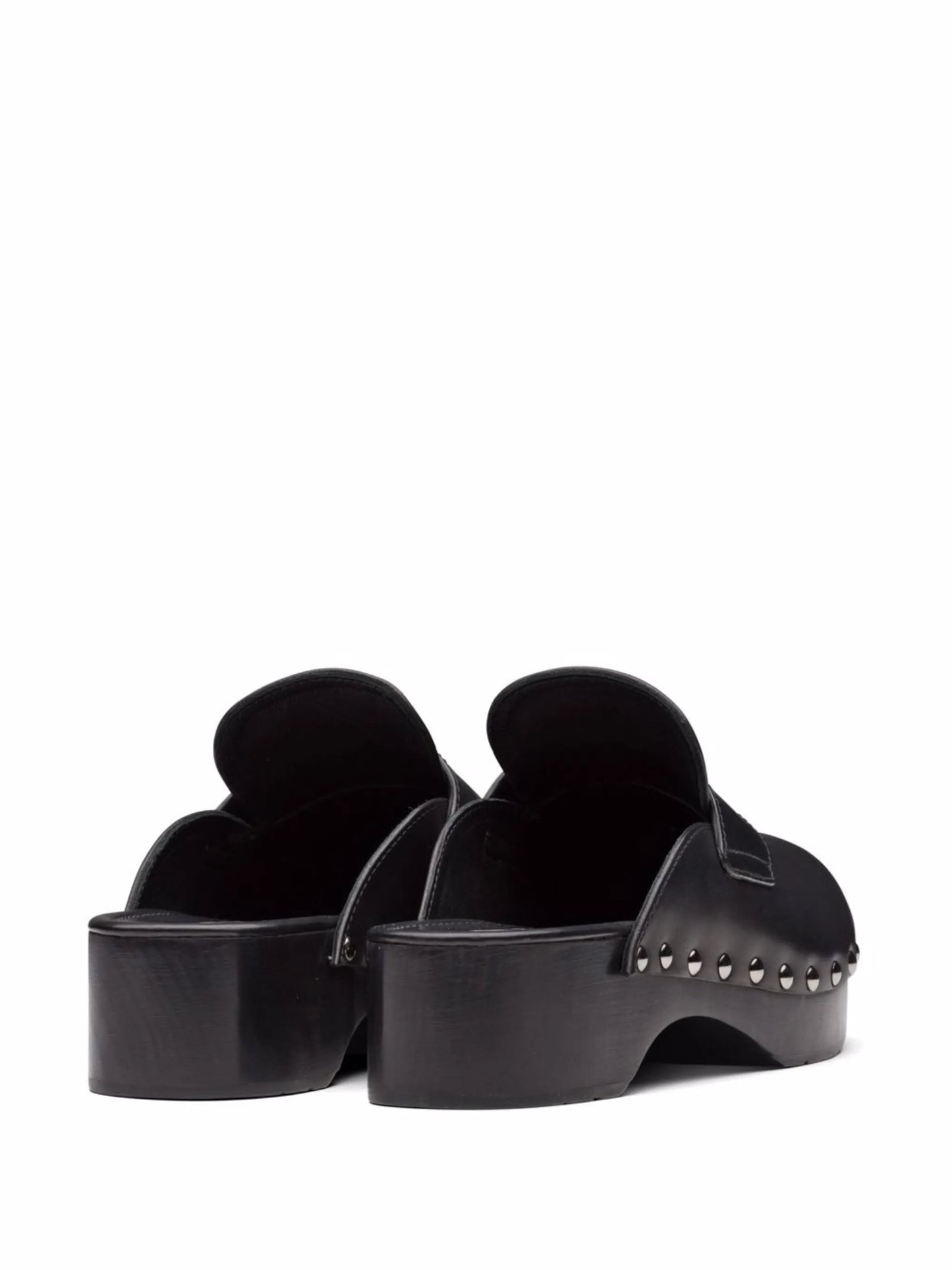 triangle logo studded clogs