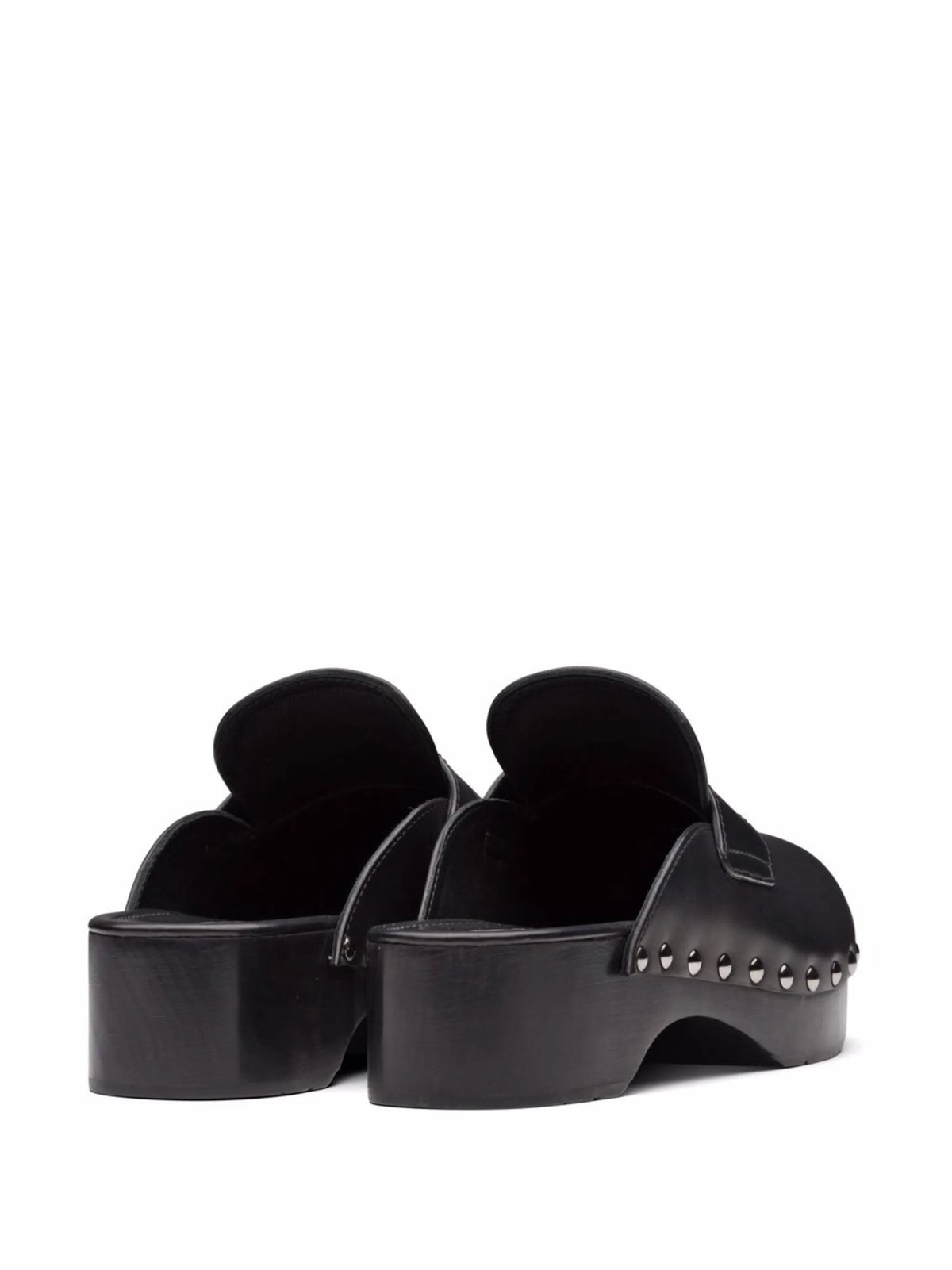 triangle logo studded clogs