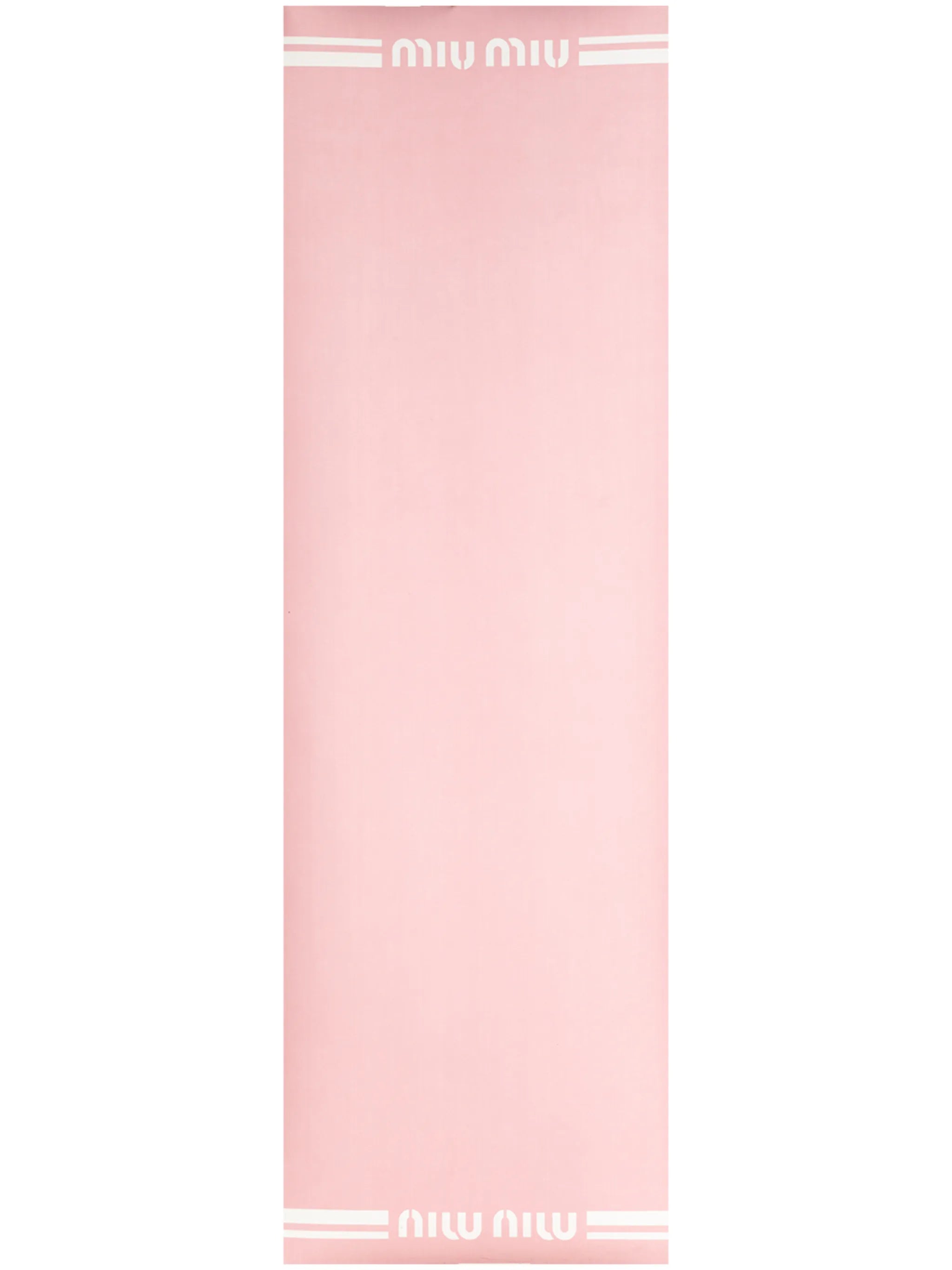 logo-print yoga mat