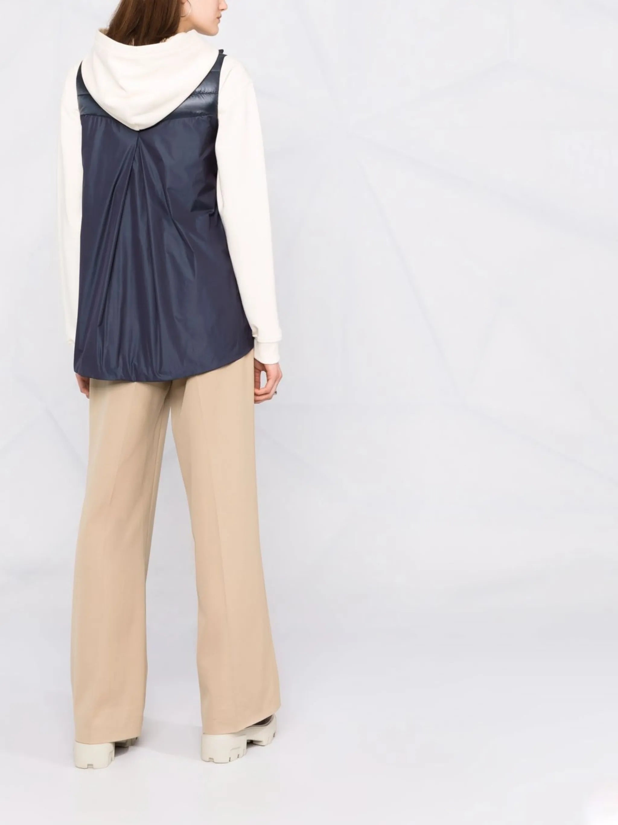 padded zip-up gilet