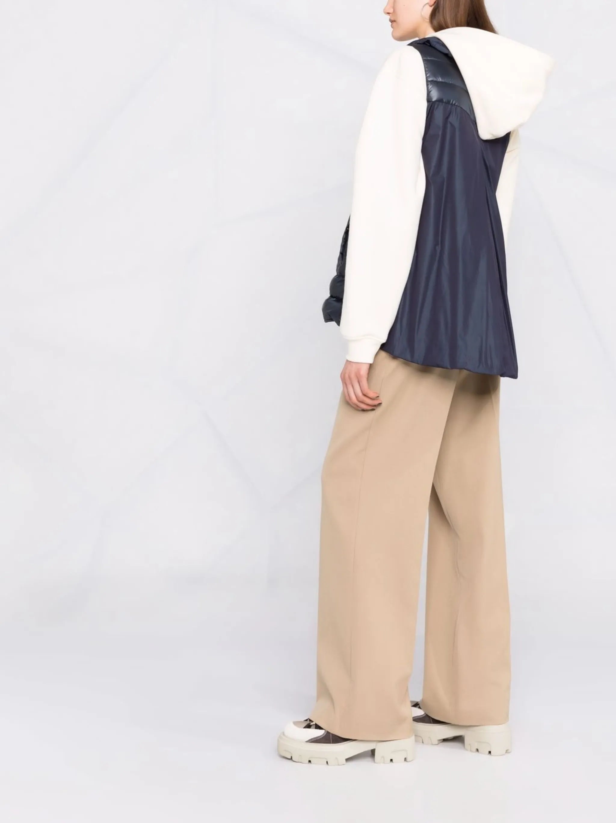 padded zip-up gilet