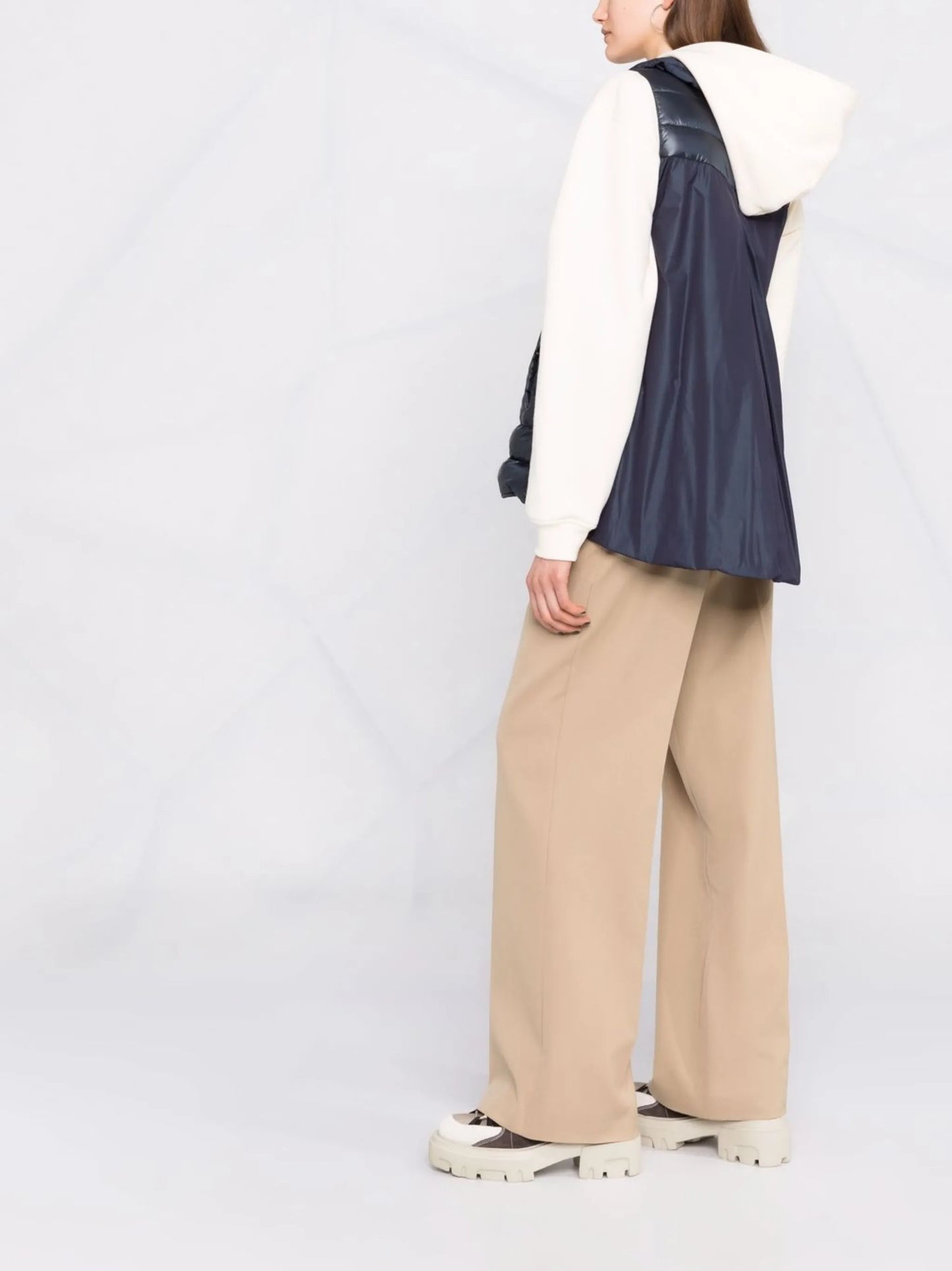 padded zip-up gilet