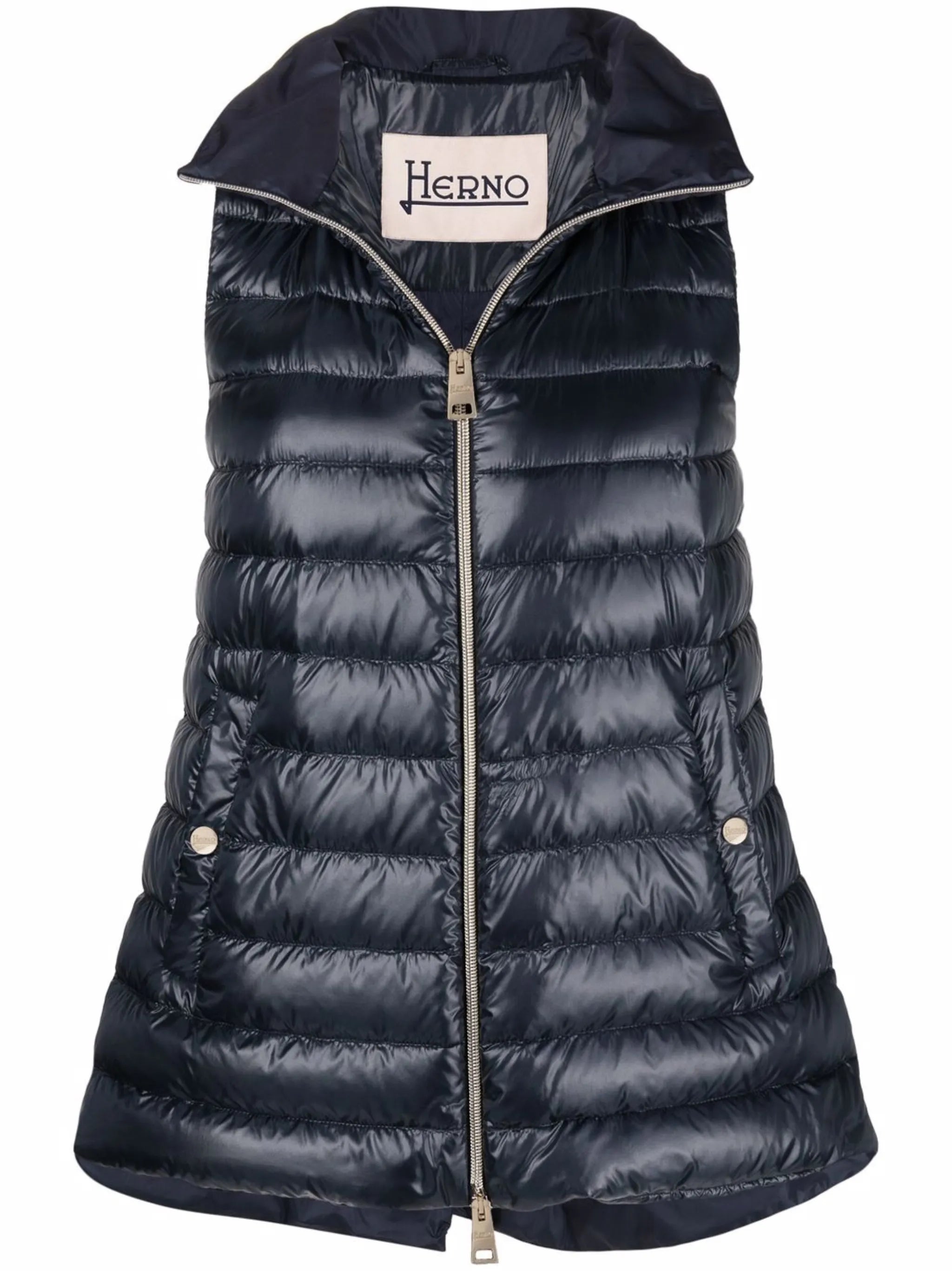 padded zip-up gilet