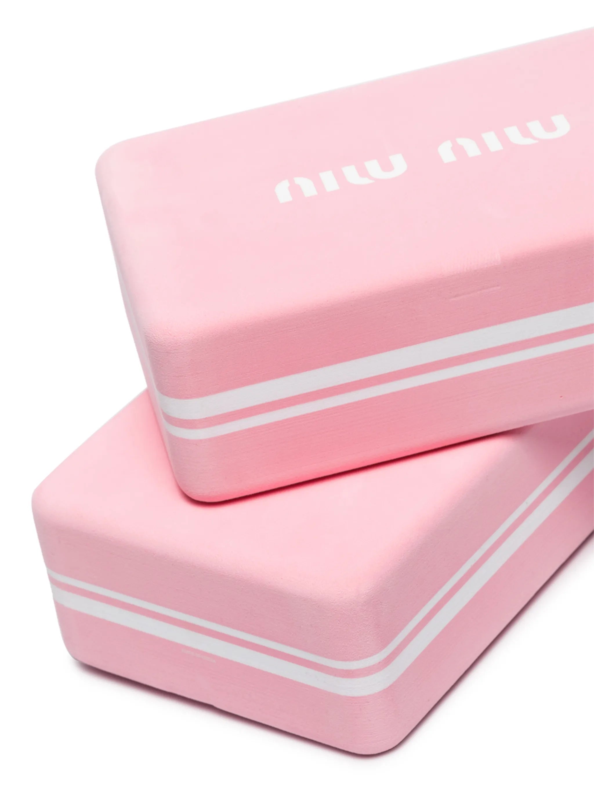 logo print yoga blocks