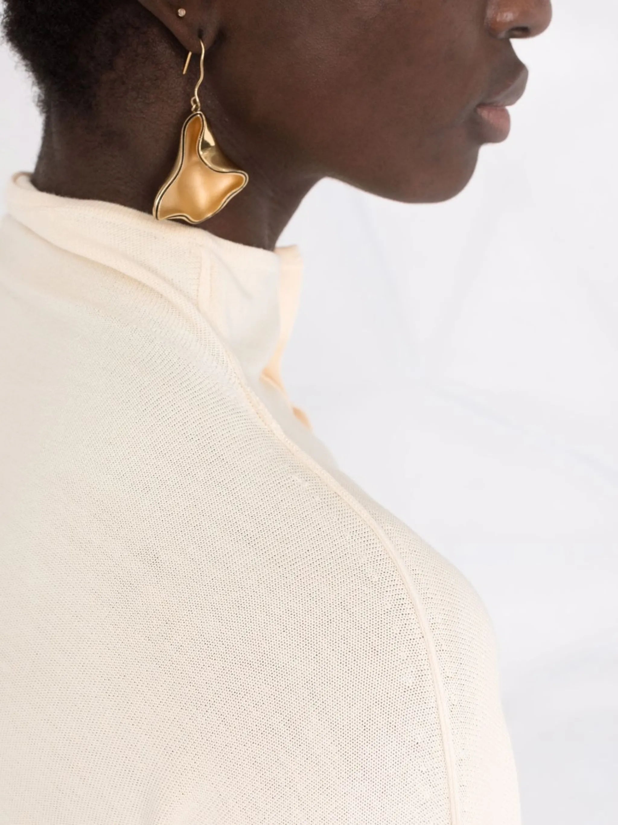 stand-up collar cardigan