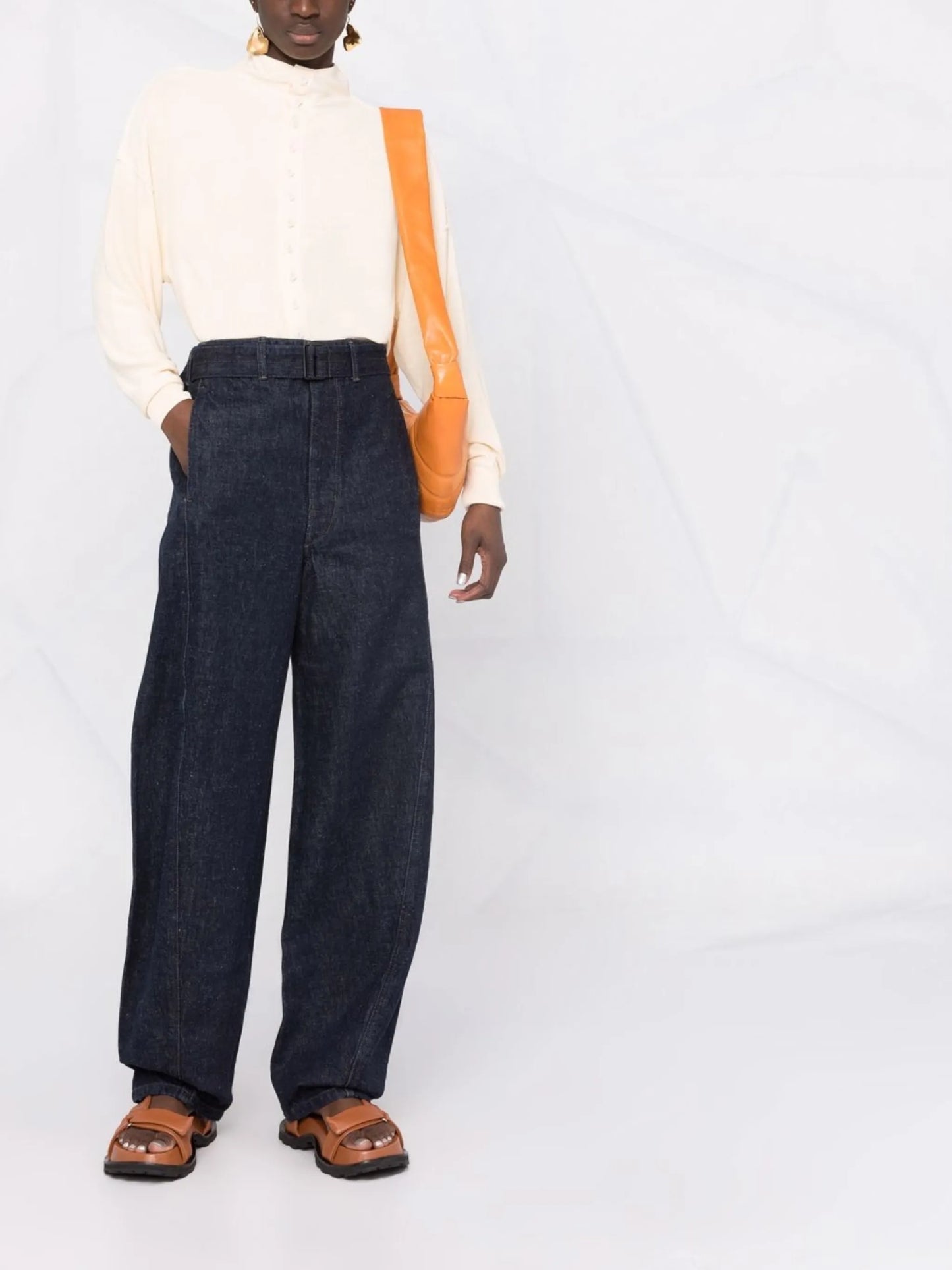stand-up collar cardigan