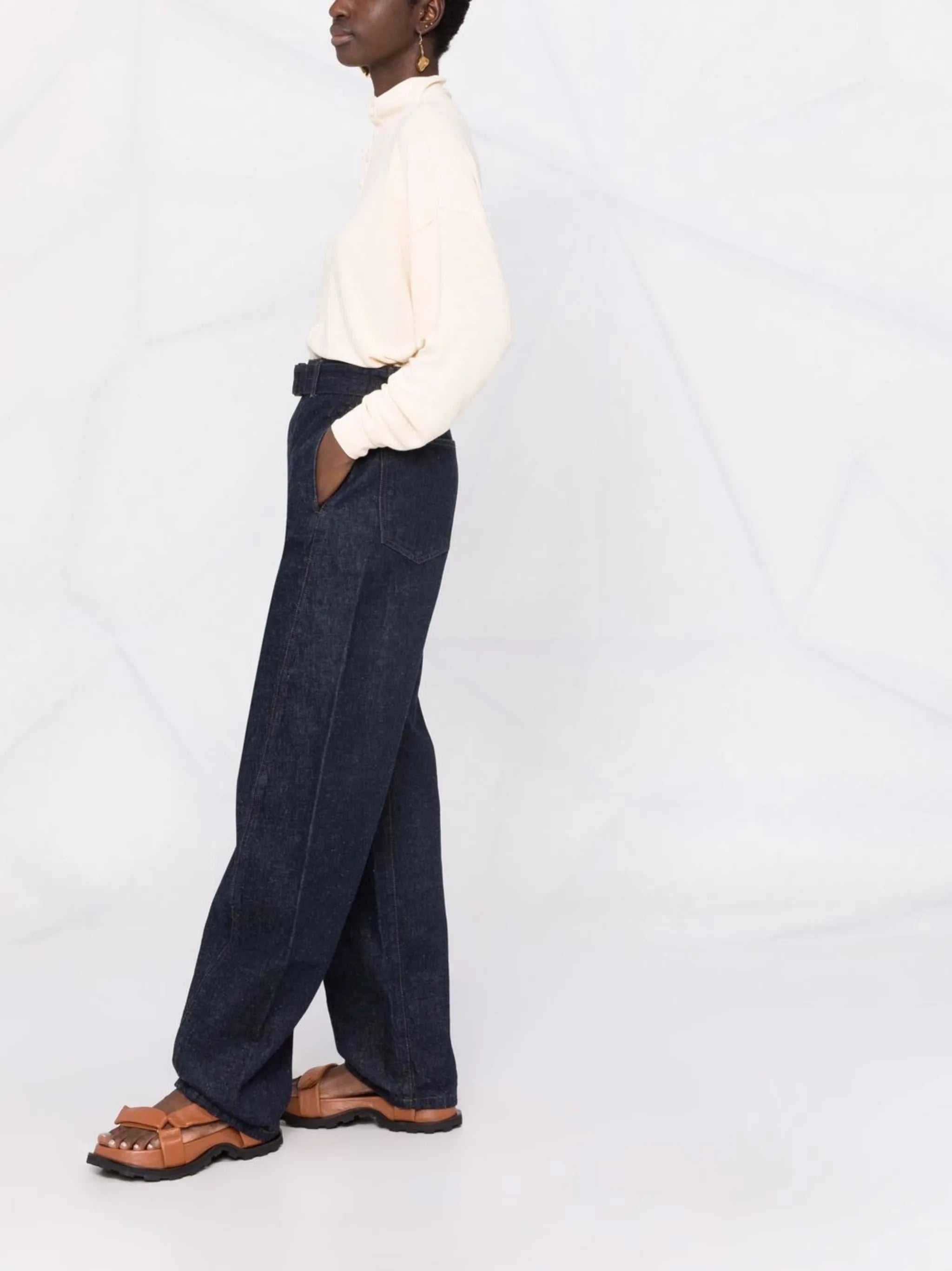 stand-up collar cardigan
