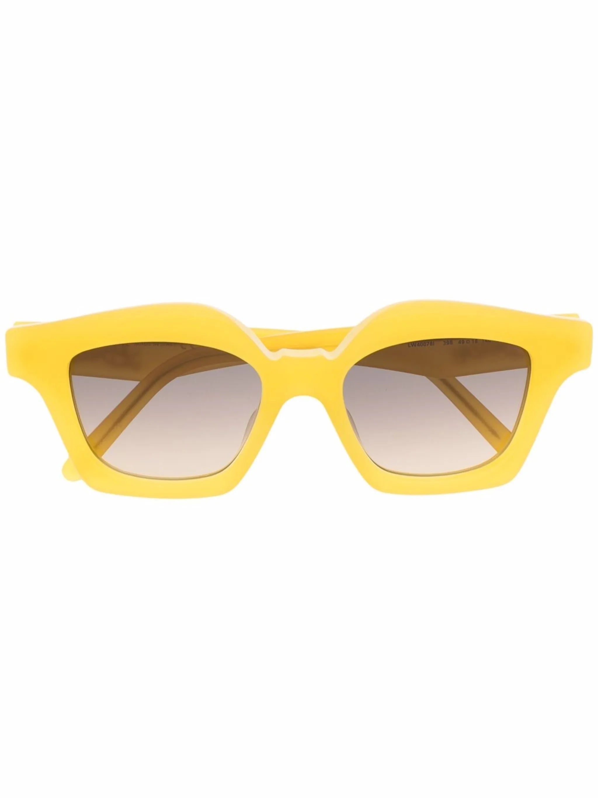 oversize-frame sunglasses