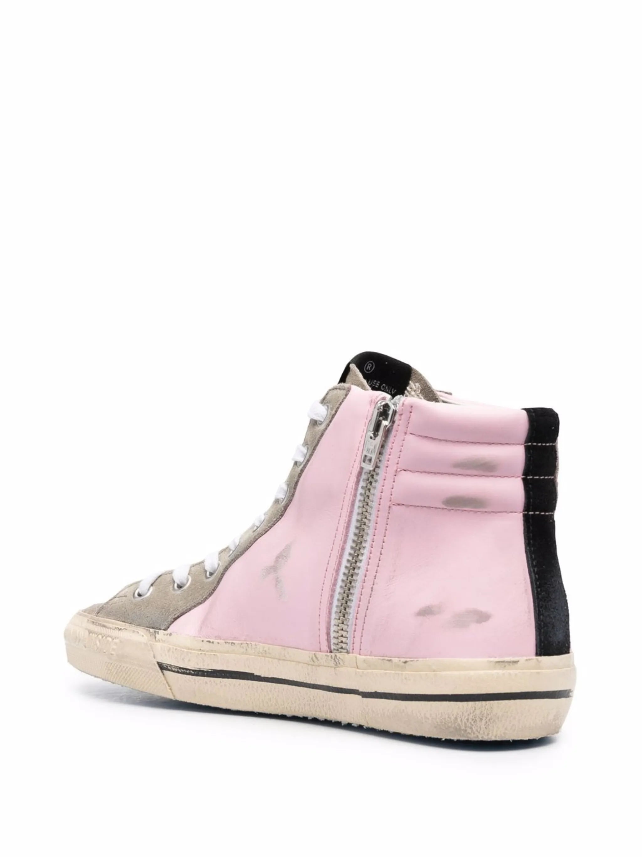 Slide high-top sneakers