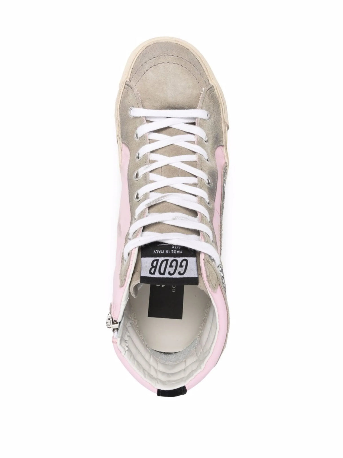 Slide high-top sneakers
