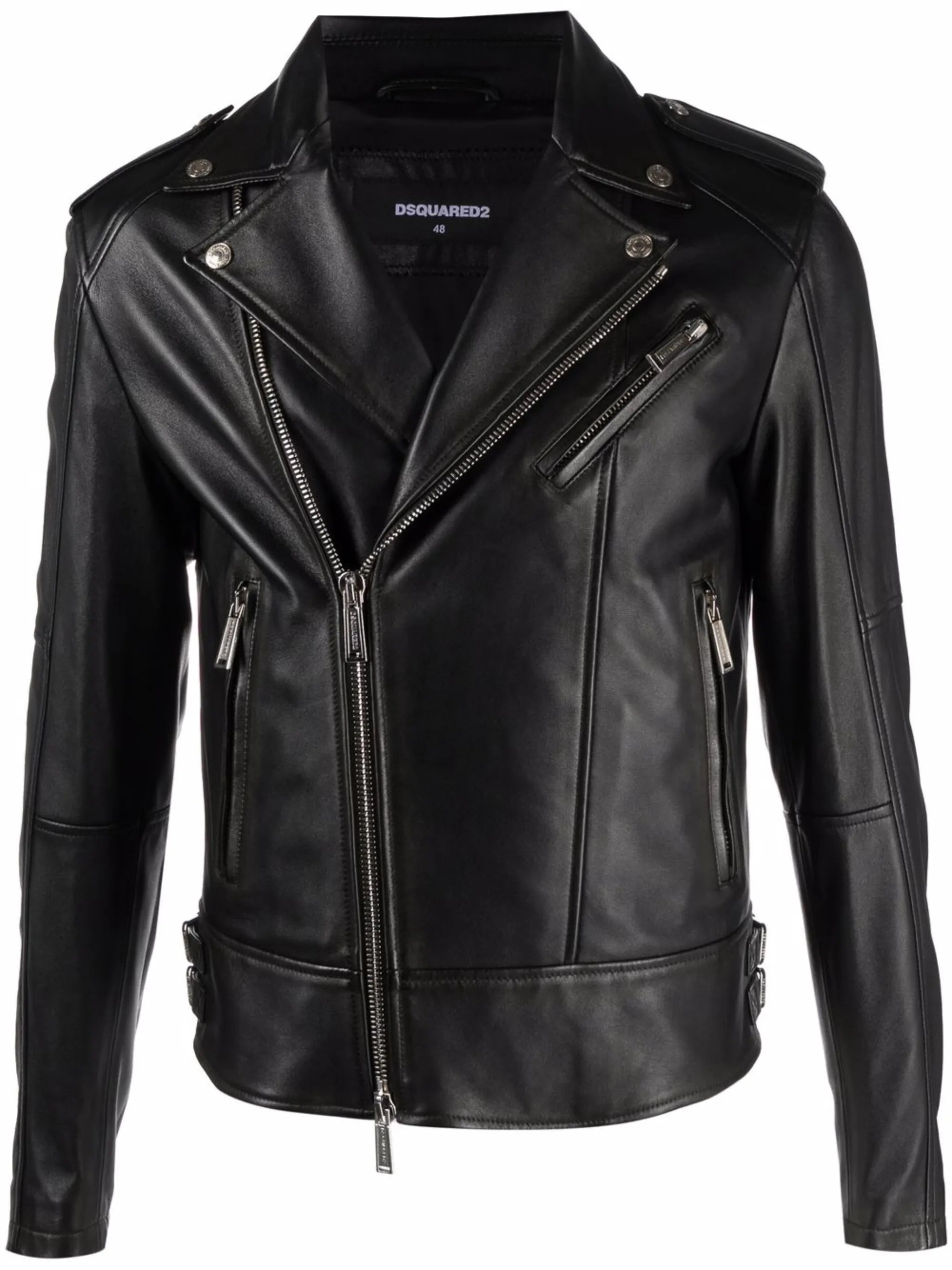 Kiodo leather biker jacket