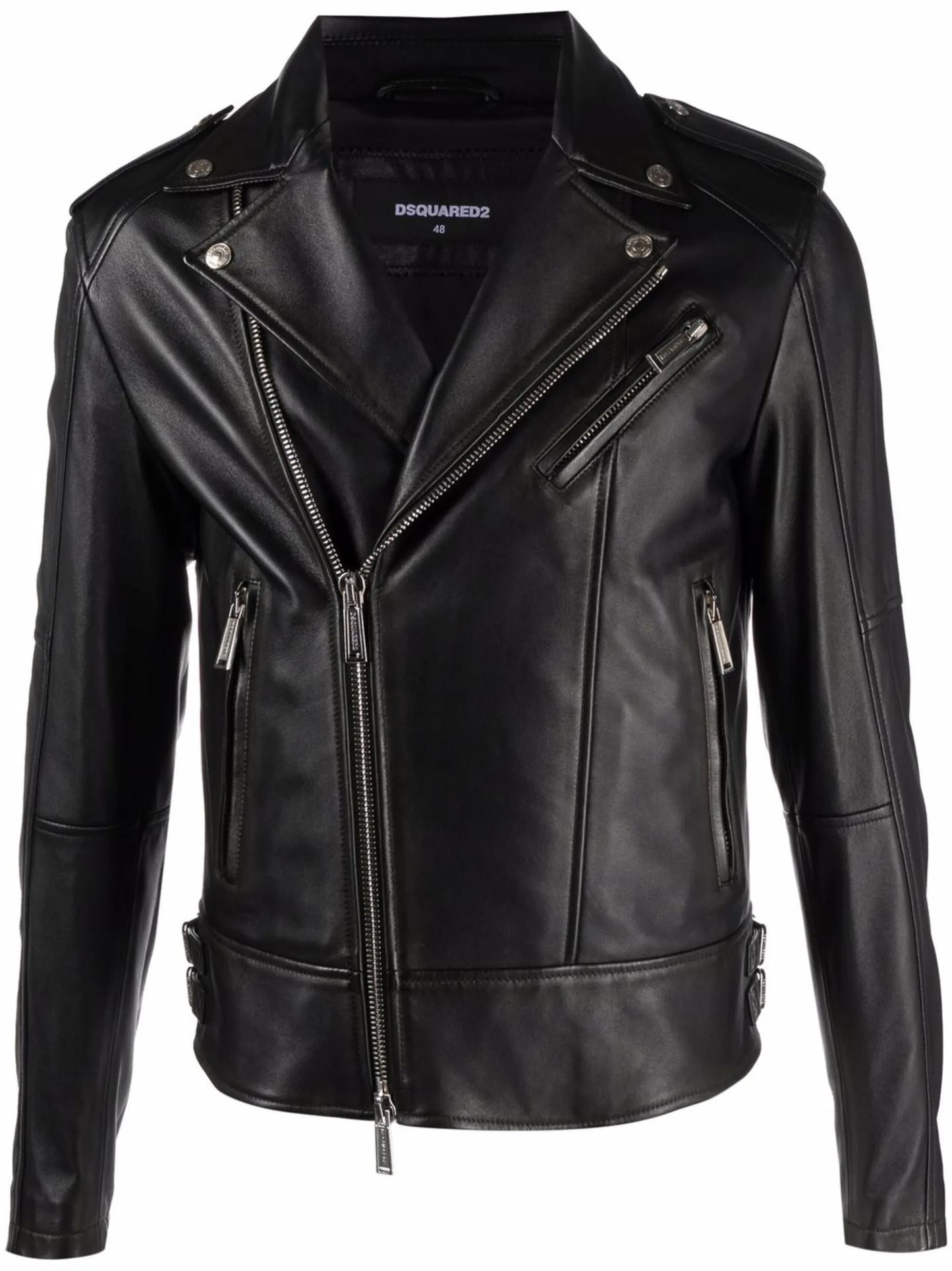 Kiodo leather biker jacket