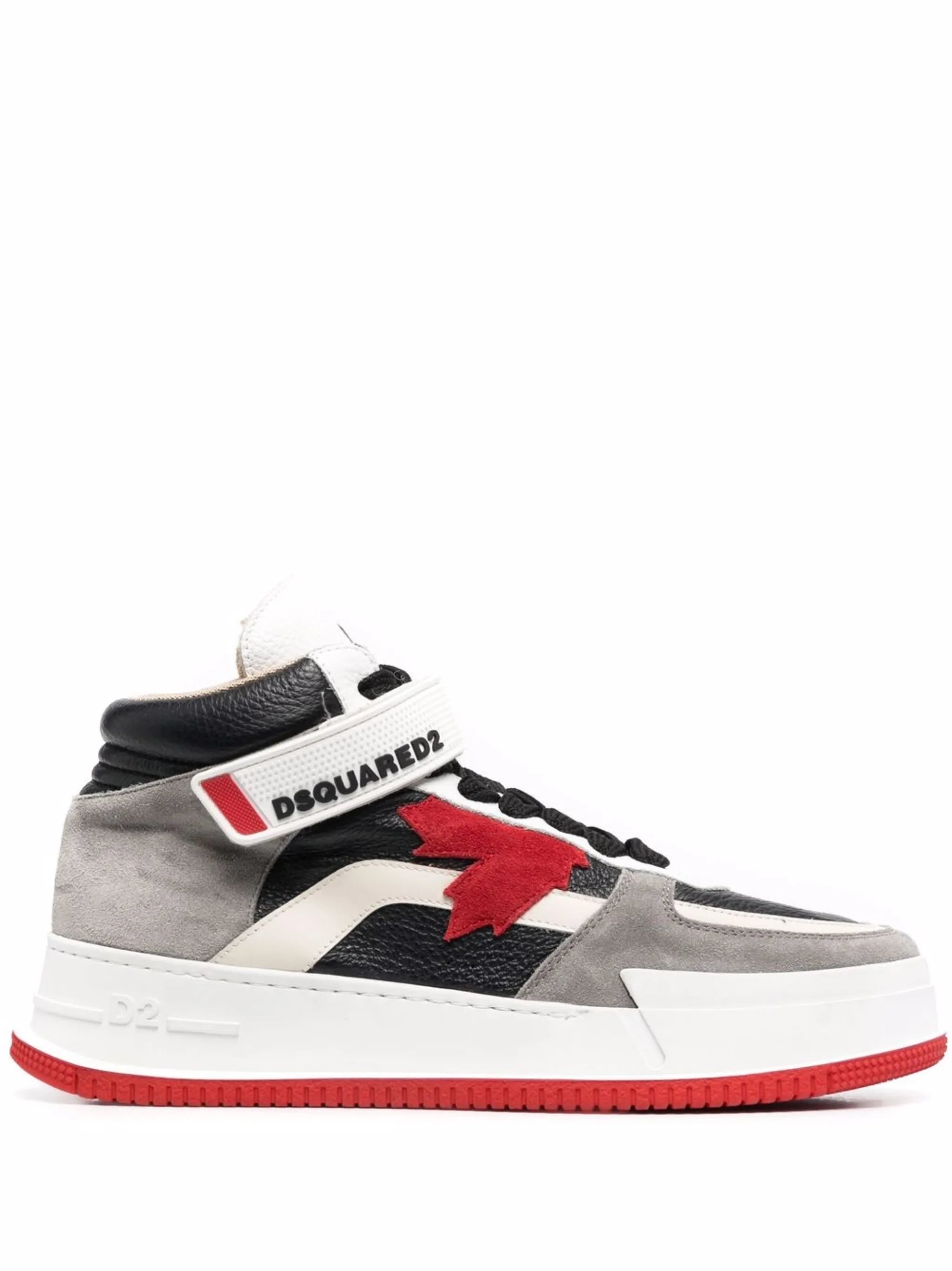 logo-print lace-up sneakers