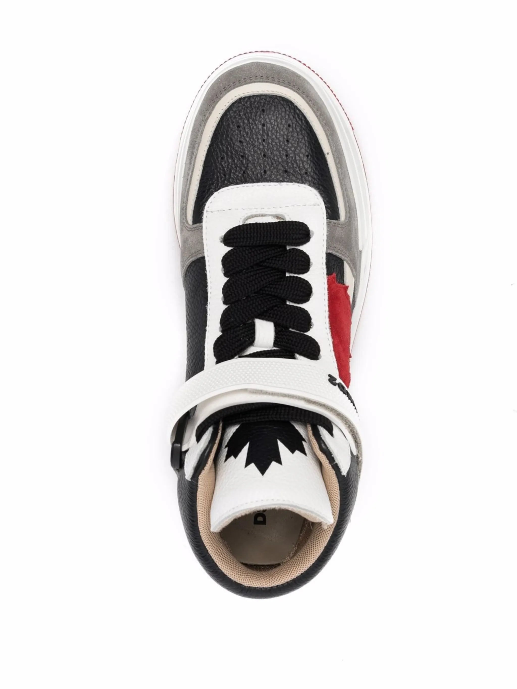logo-print lace-up sneakers